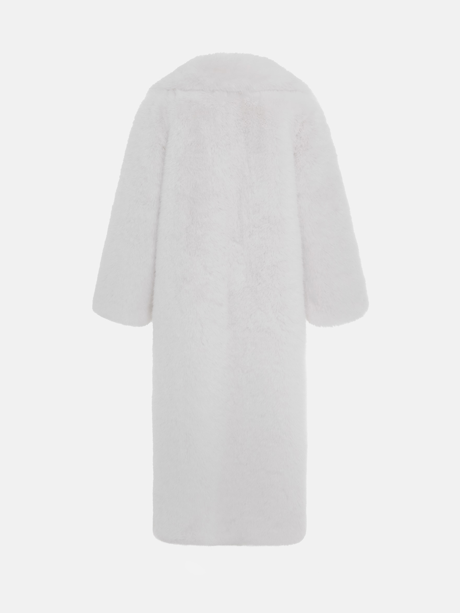 Однобортная экошуба длины макси