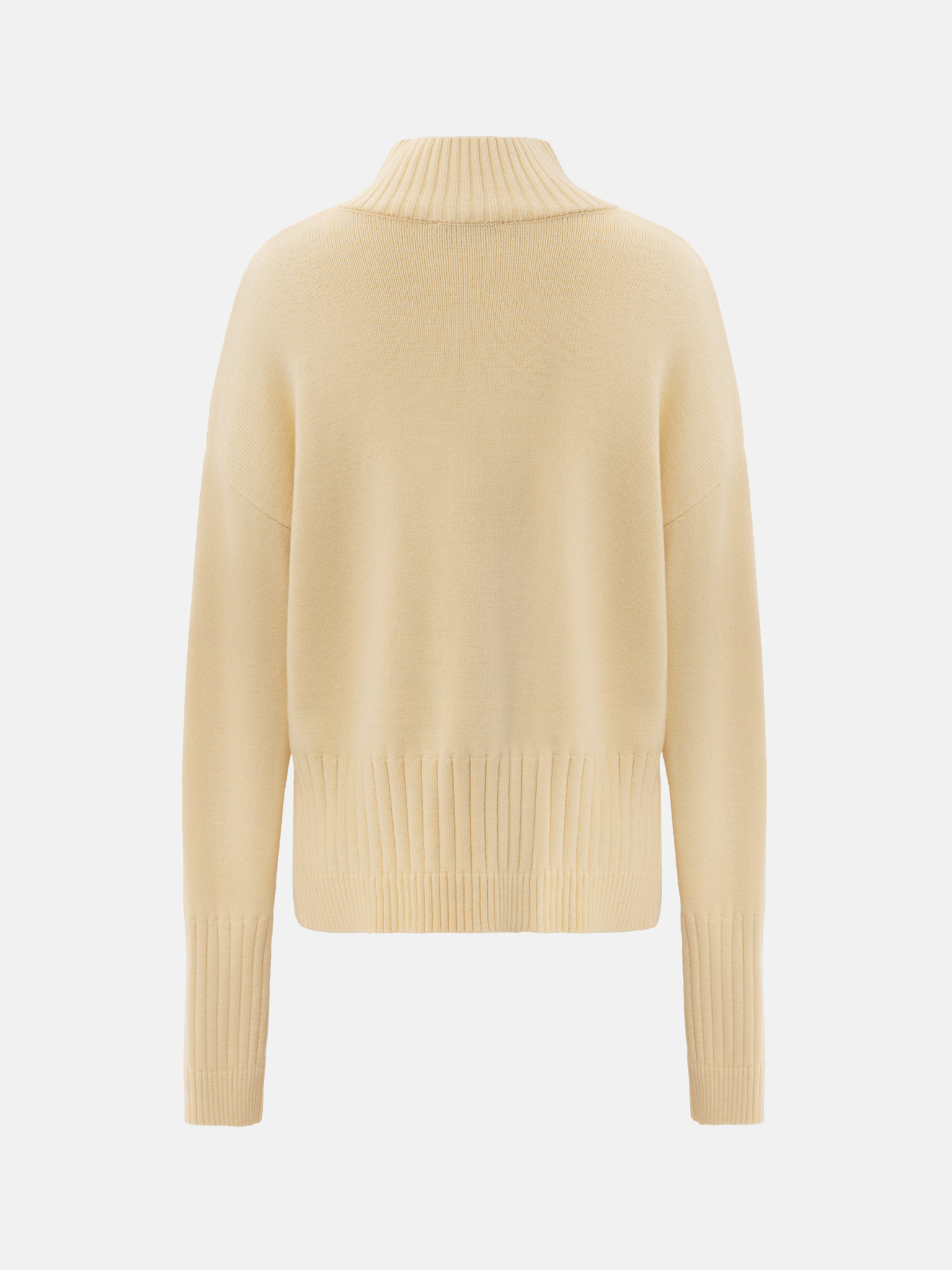 Pull en maille avec détails côtelés