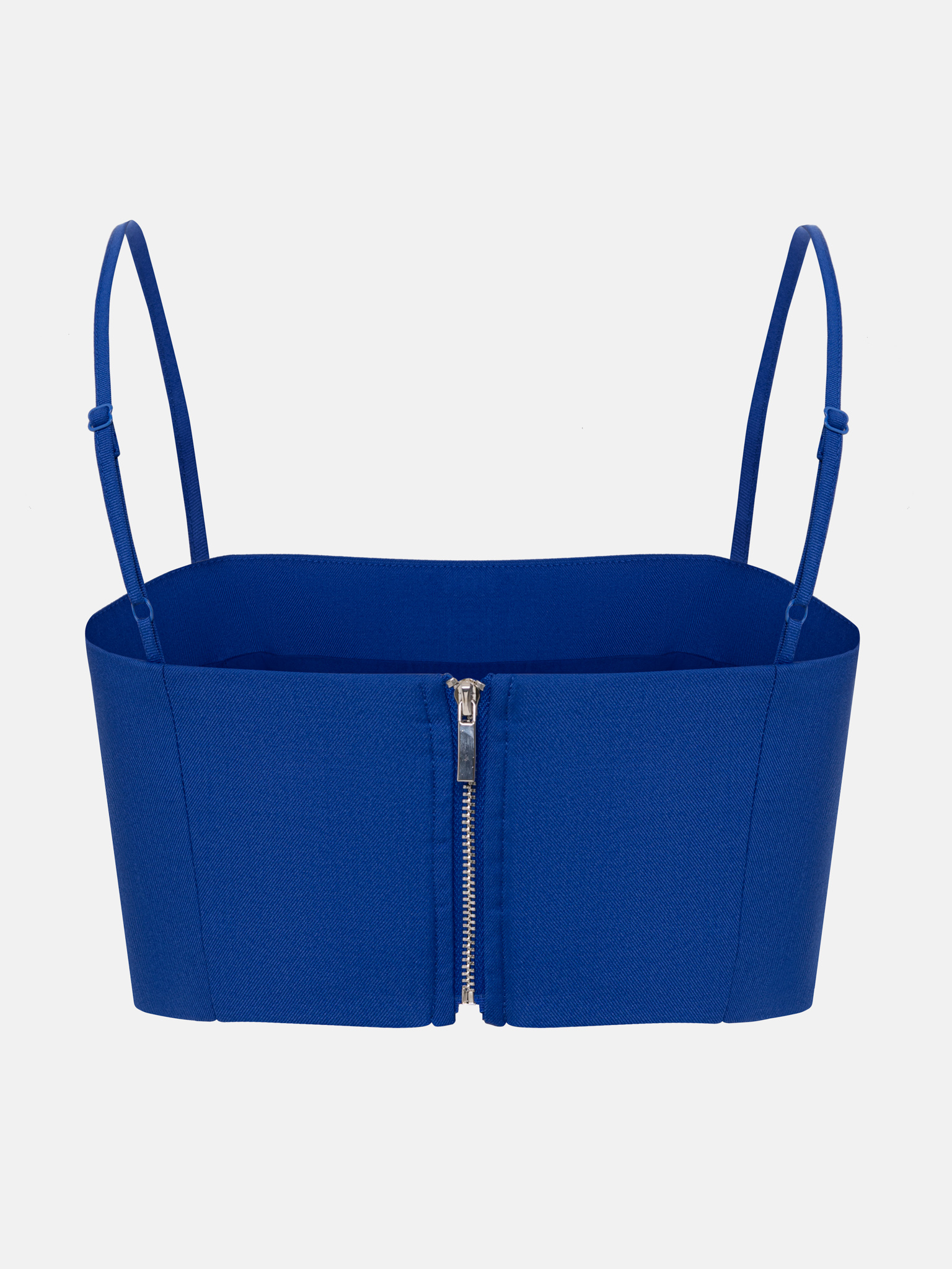 Cropped top with thin straps