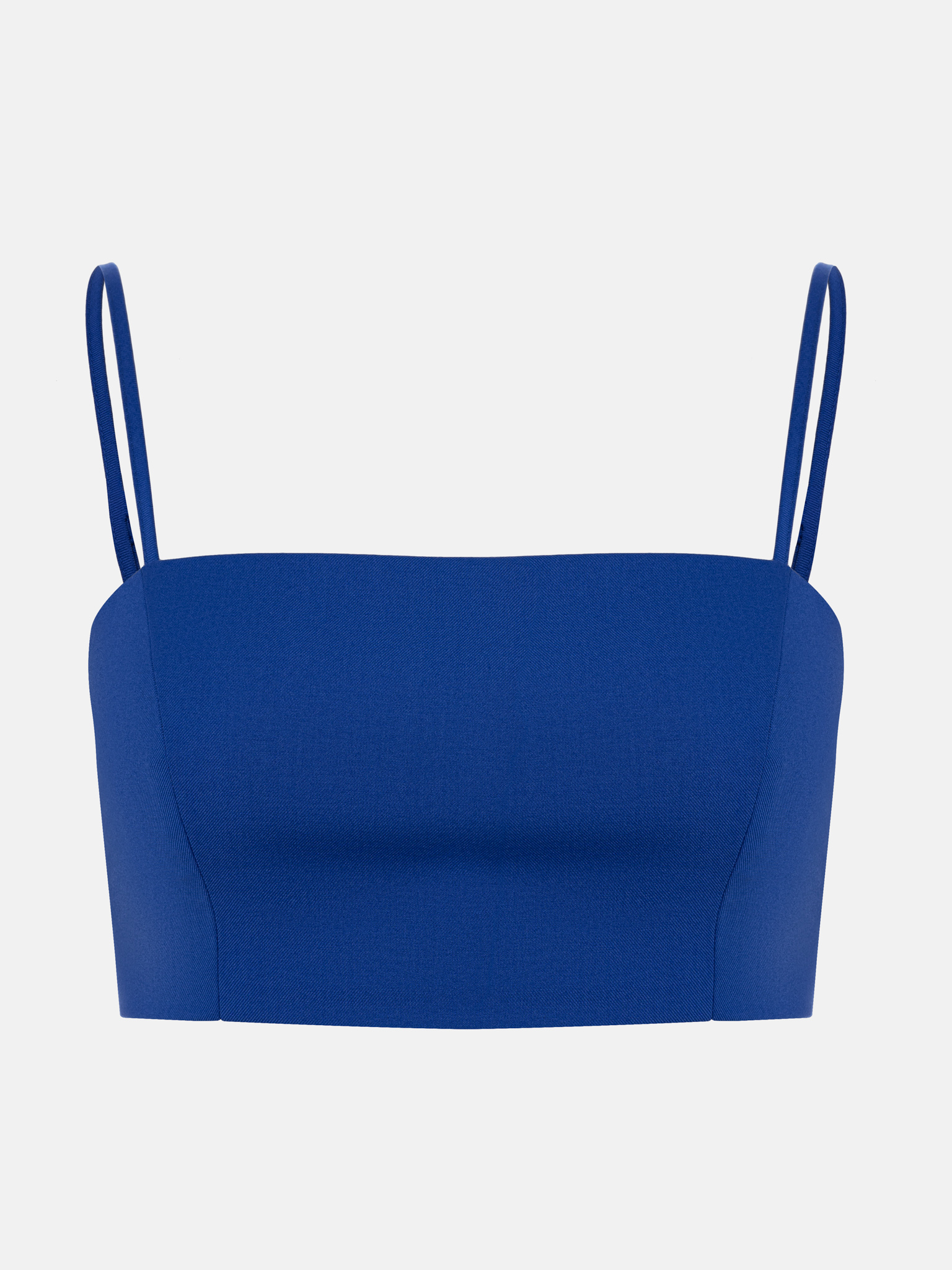 Cropped top with thin straps