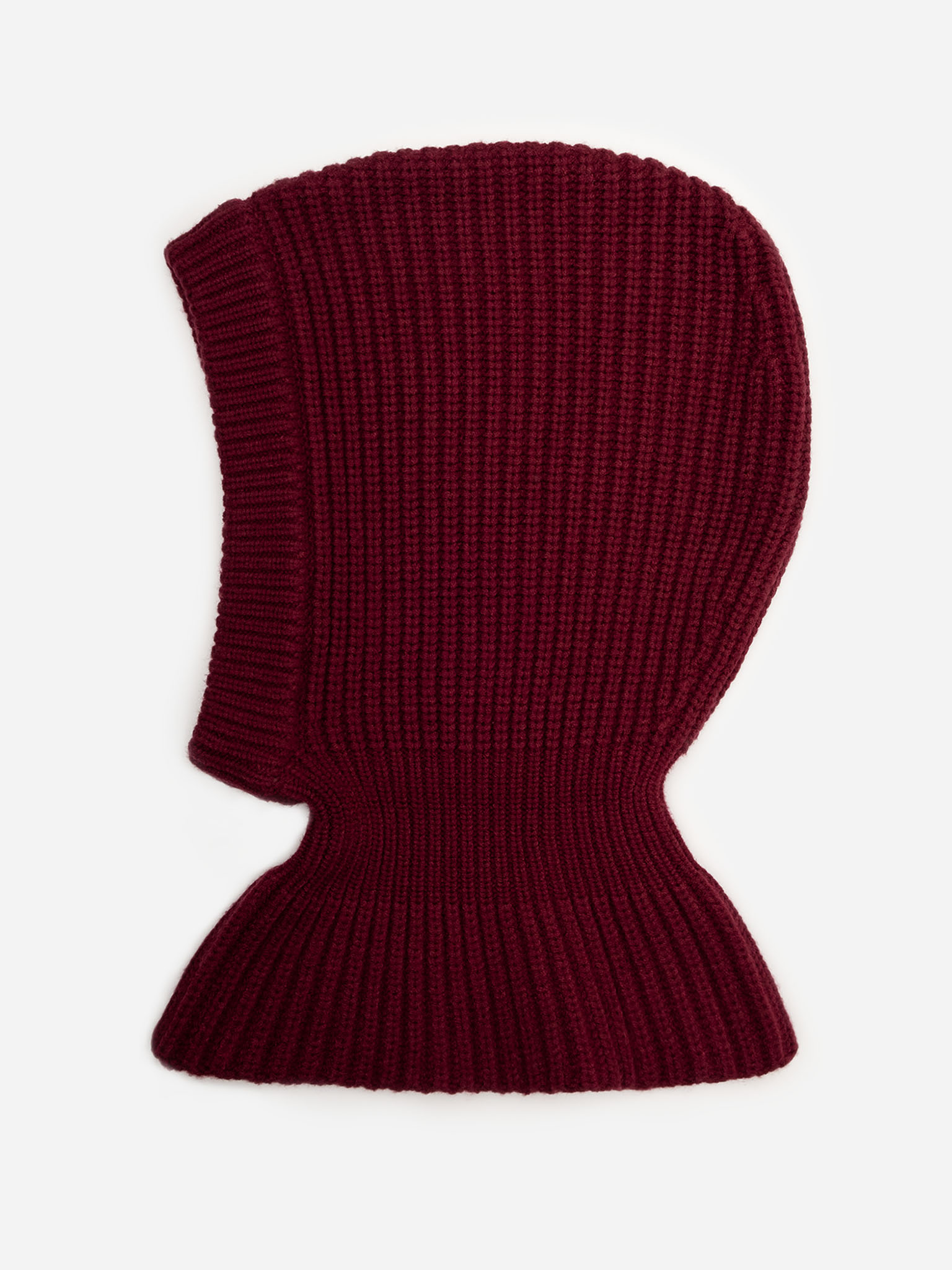 Strickmütze mit gerippten Details