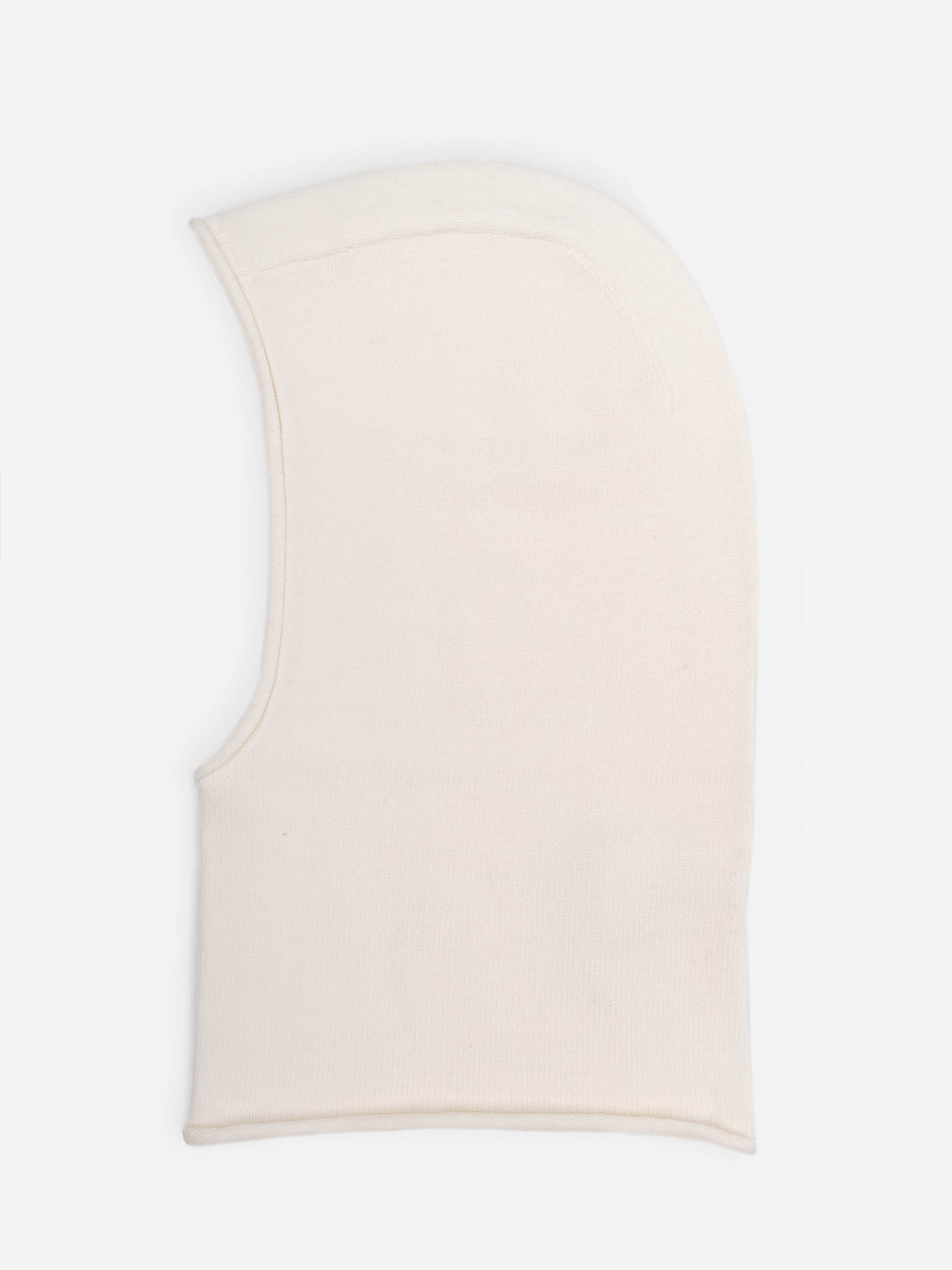 Glatte Strickmütze aus Wollgarn