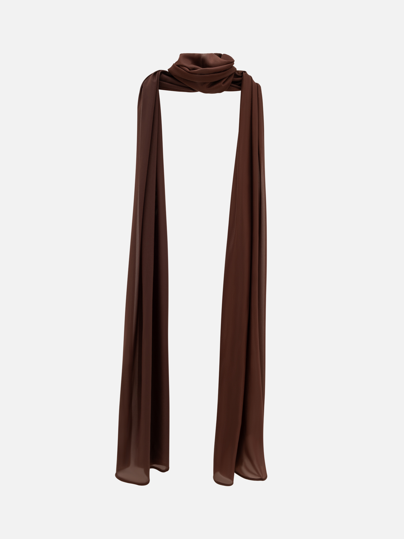 Long shawl in lightweight fabric