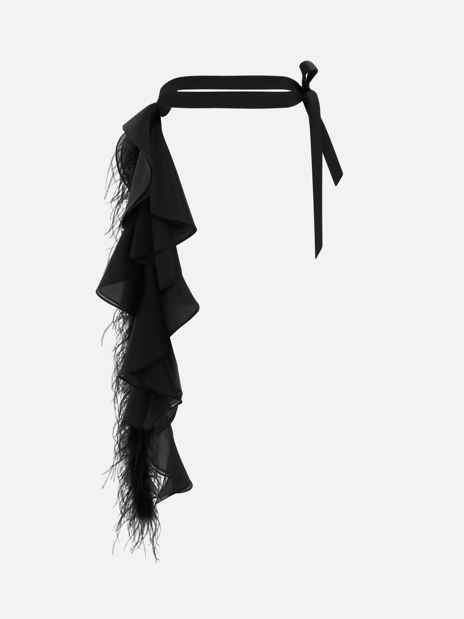 Пояс-лента с драпировкой