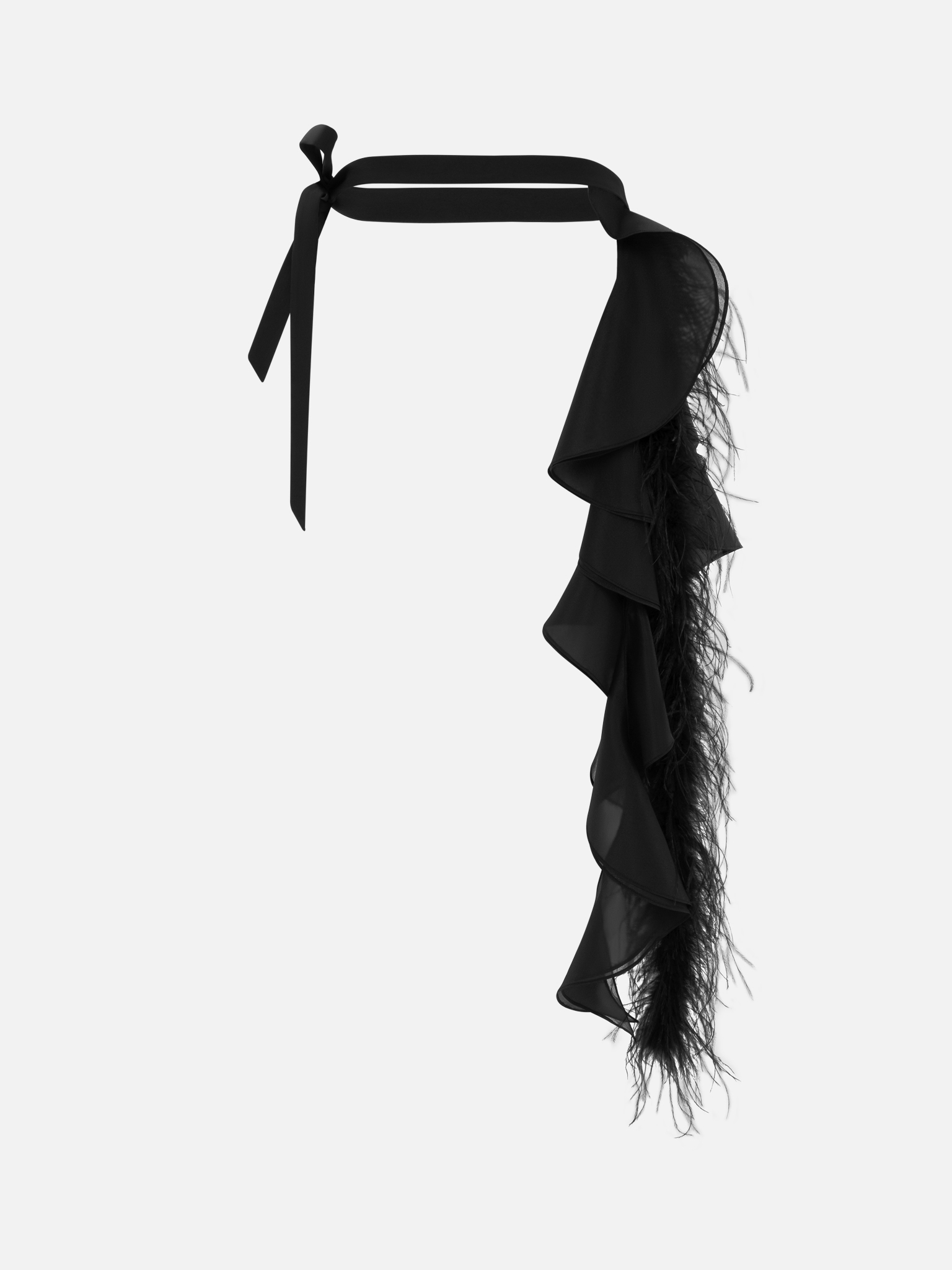 Пояс-лента с драпировкой