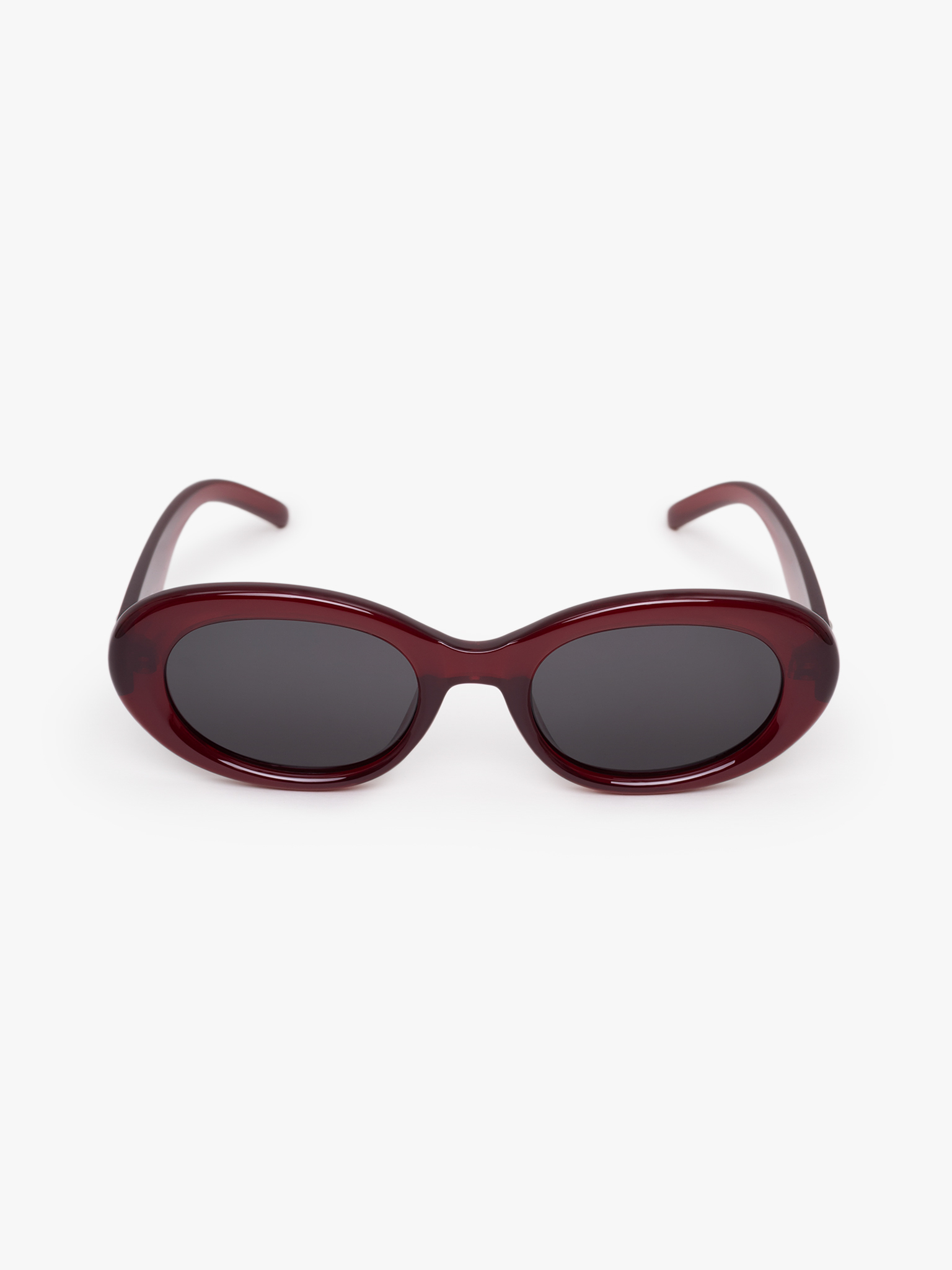 Colourful frame oval sunglasses