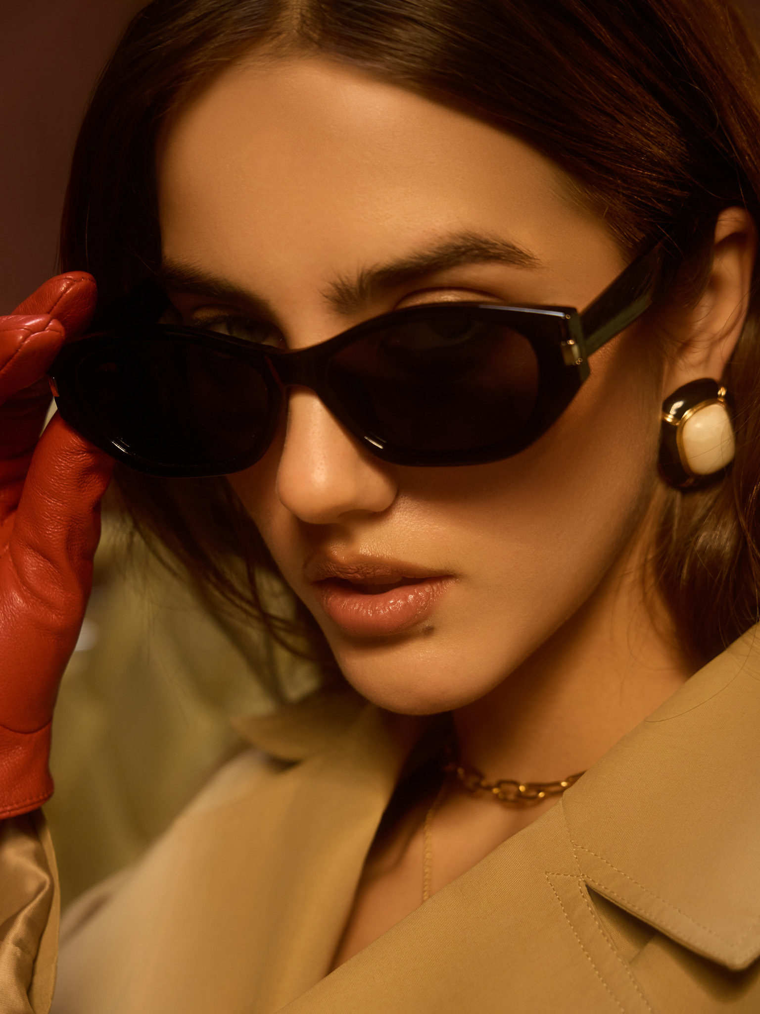 Trapezoidal sunglasses