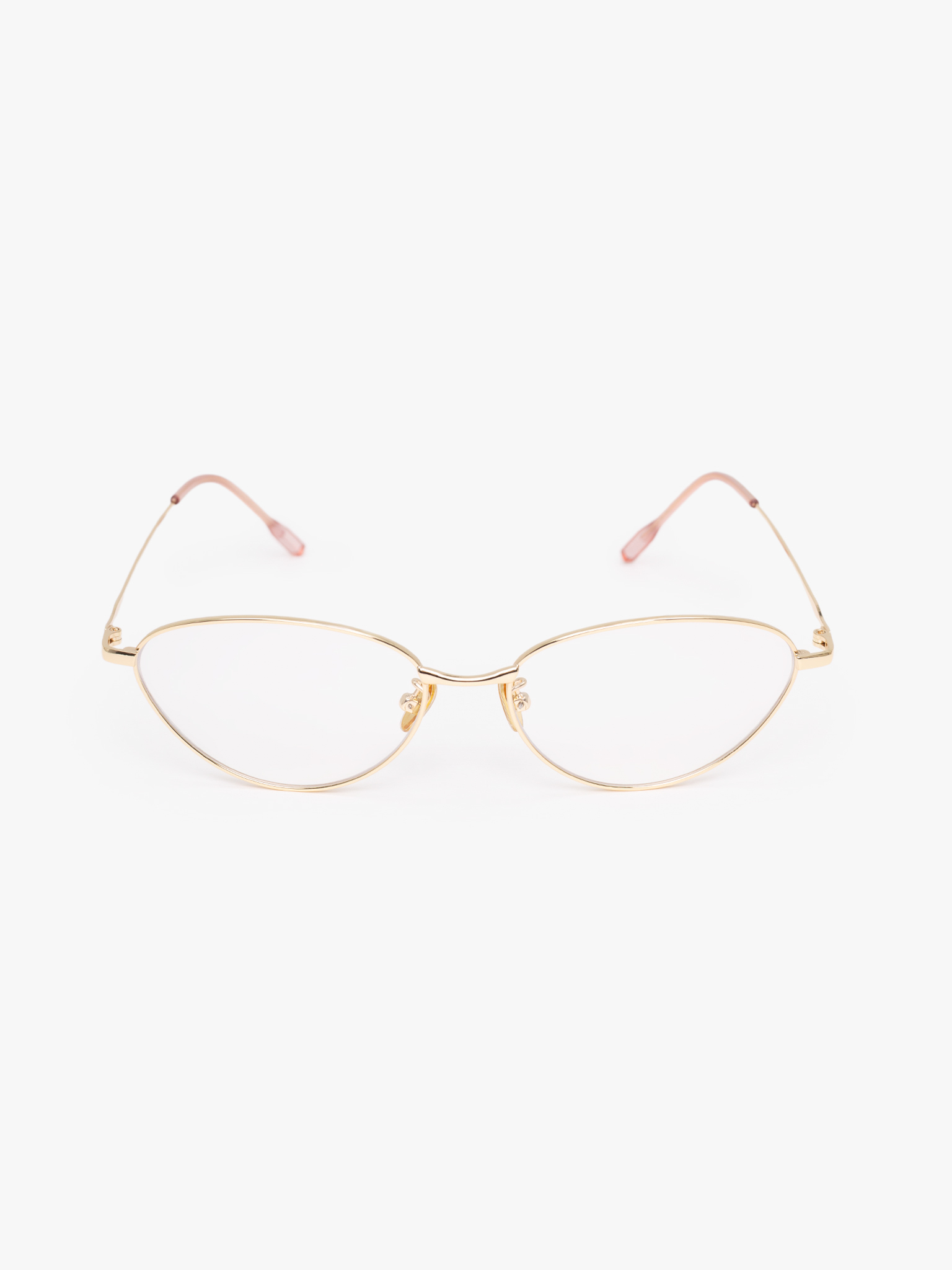 Декоративные очки в металлической оправе