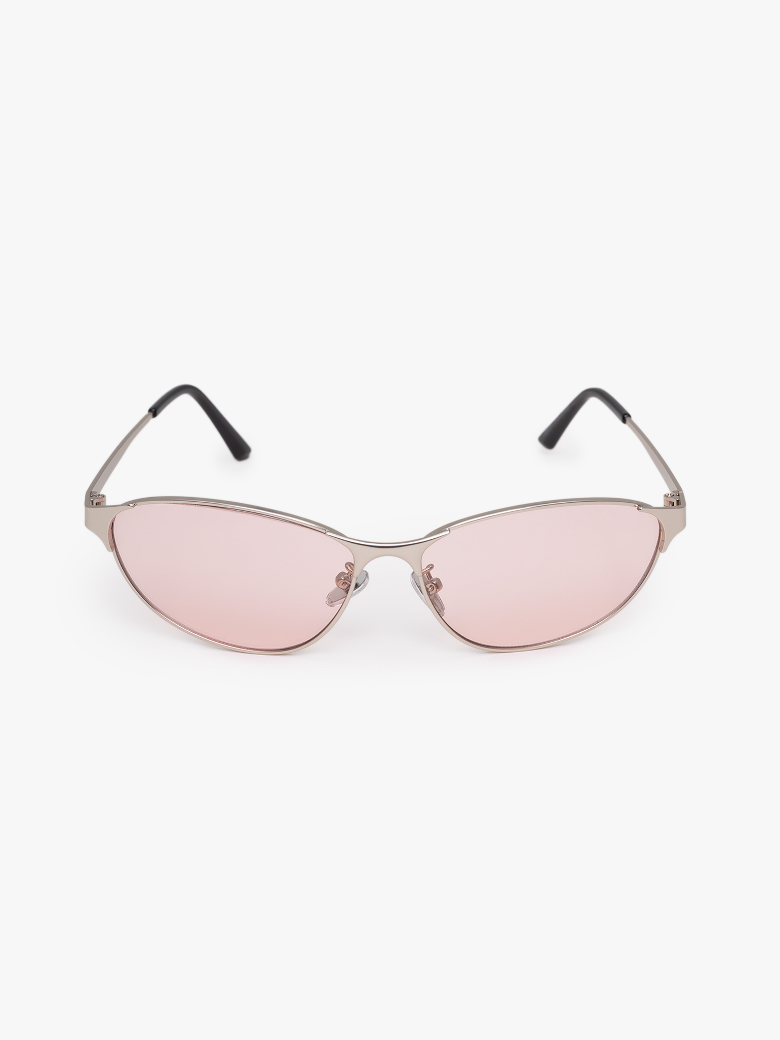 Декоративные очки в металлической оправе с цветными линзами