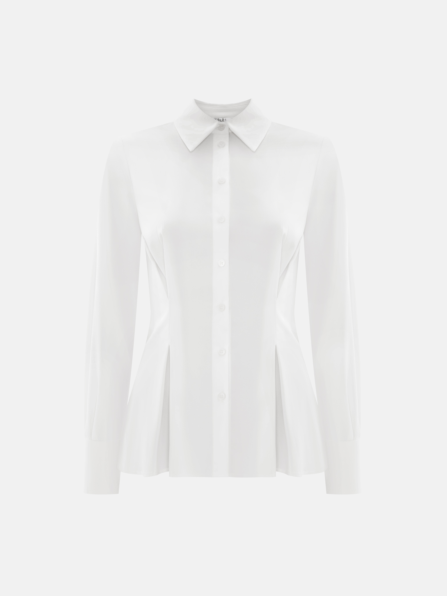 Loose fitting shirt with darts at the waist