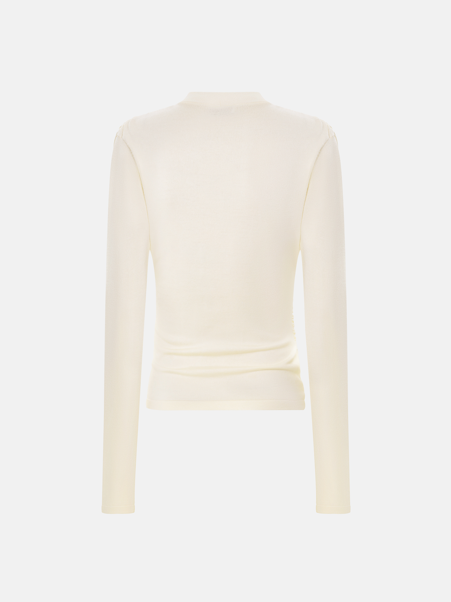 Longsleeve with wrap imitation