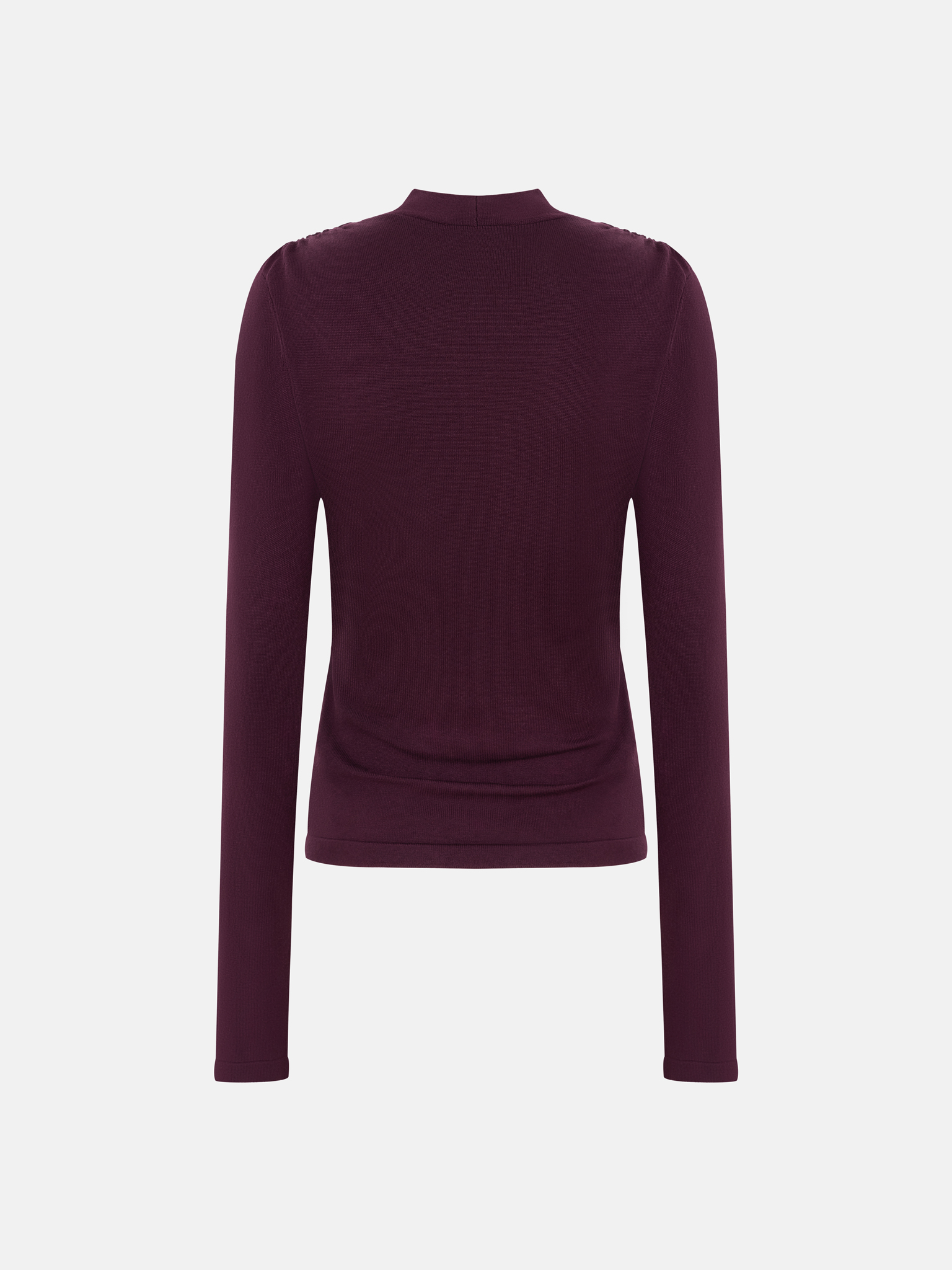 Longsleeve with wrap imitation