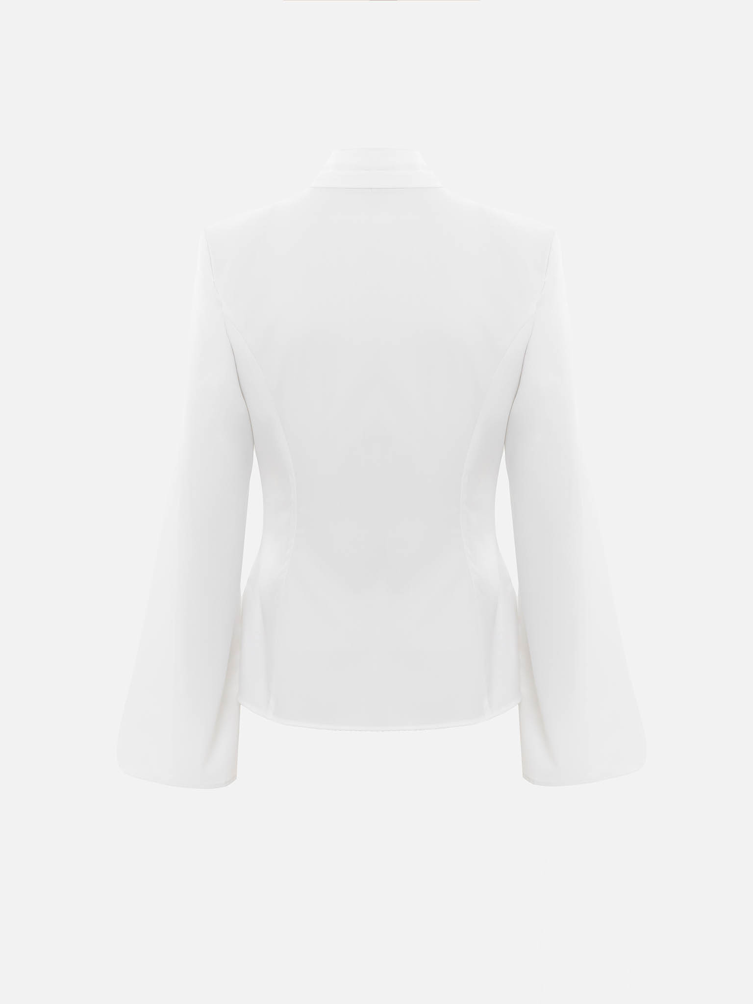 Блуза на запах с лентами на талии