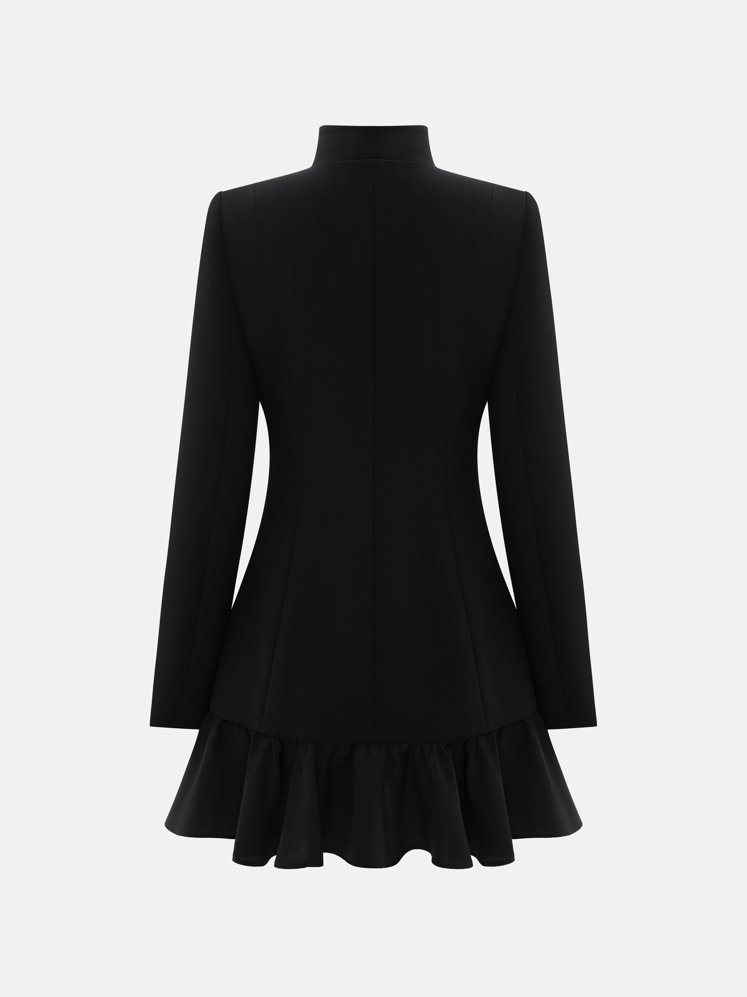 Mini blazer dress with heart buttons