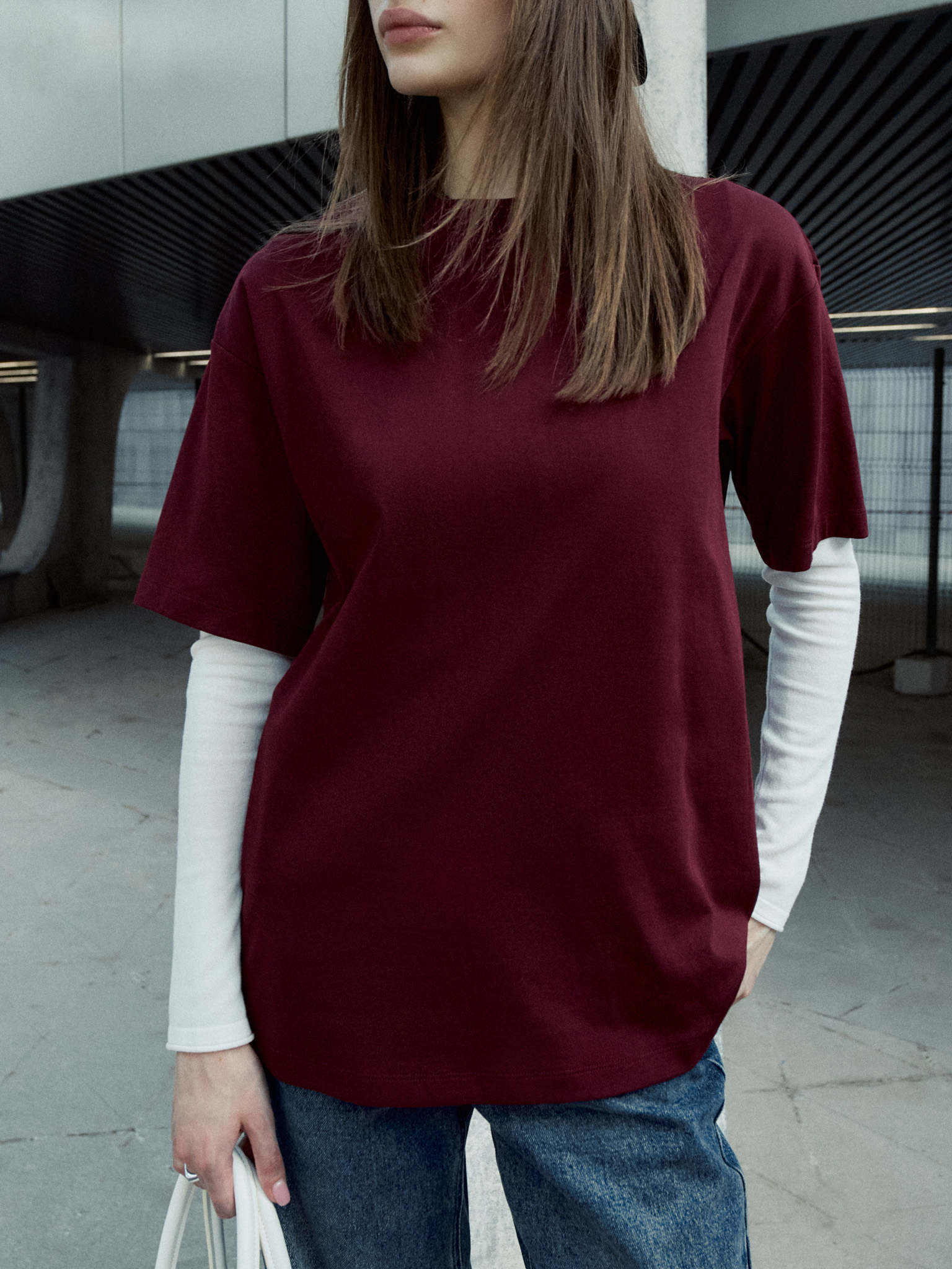 Monochrome loose fit T-shirt