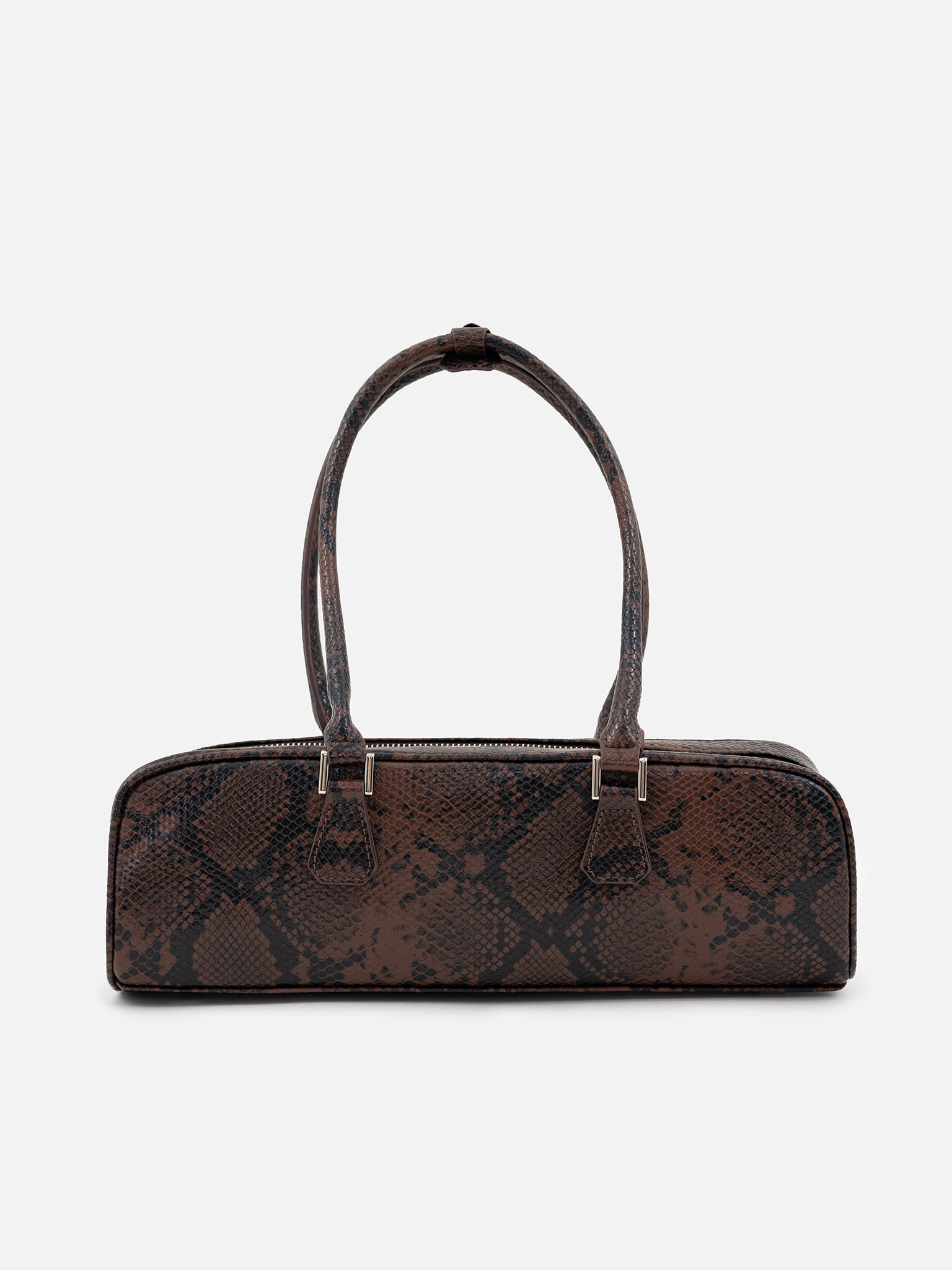 Сумка-багет с длинными ручками