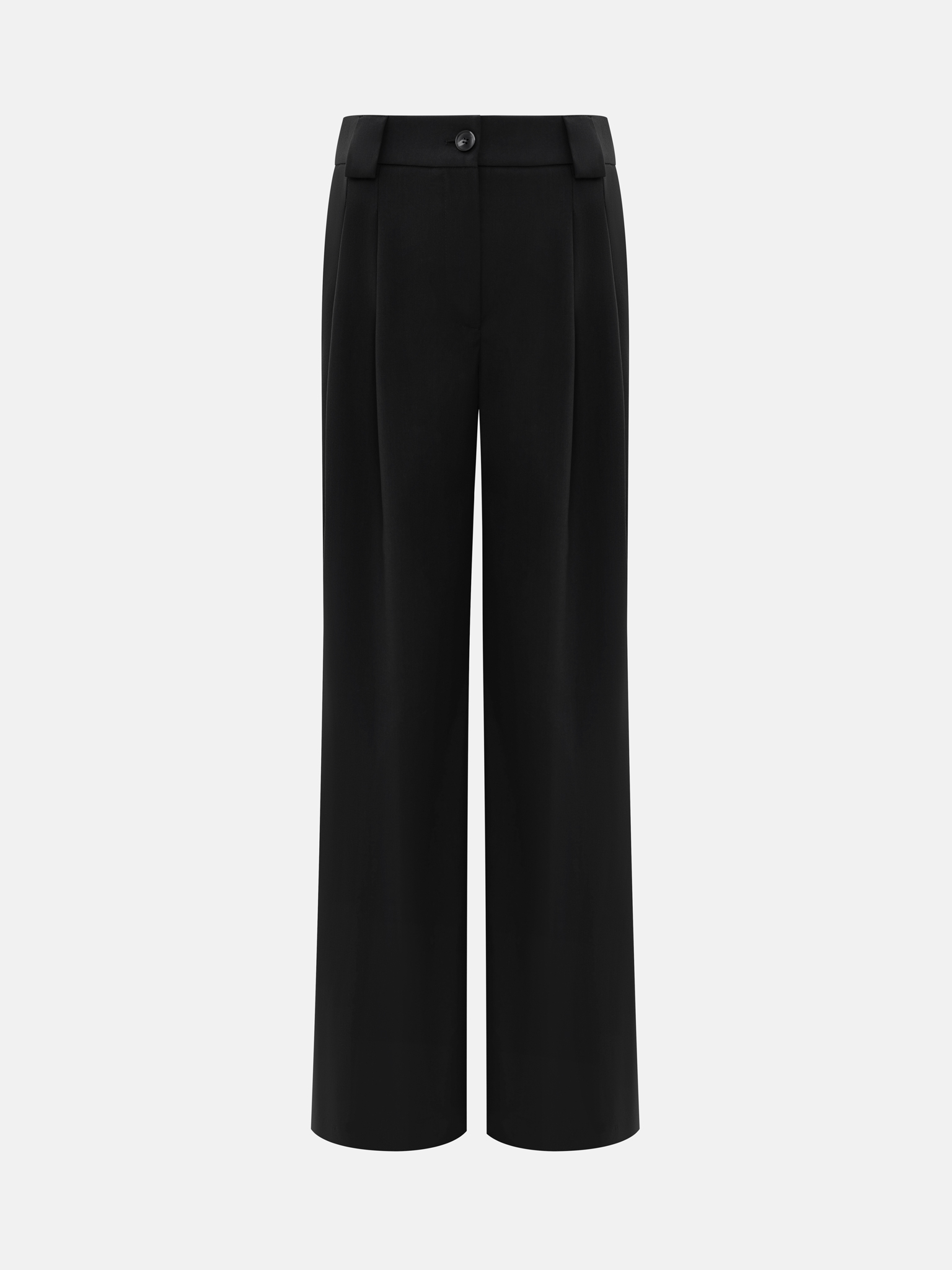 Palazzo trousers with wide belt loops