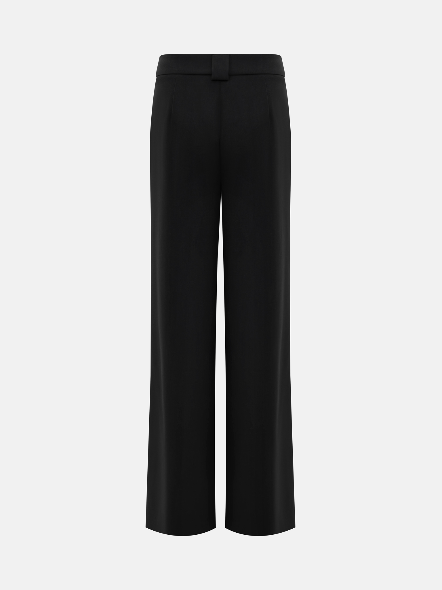Palazzo trousers with wide belt loops