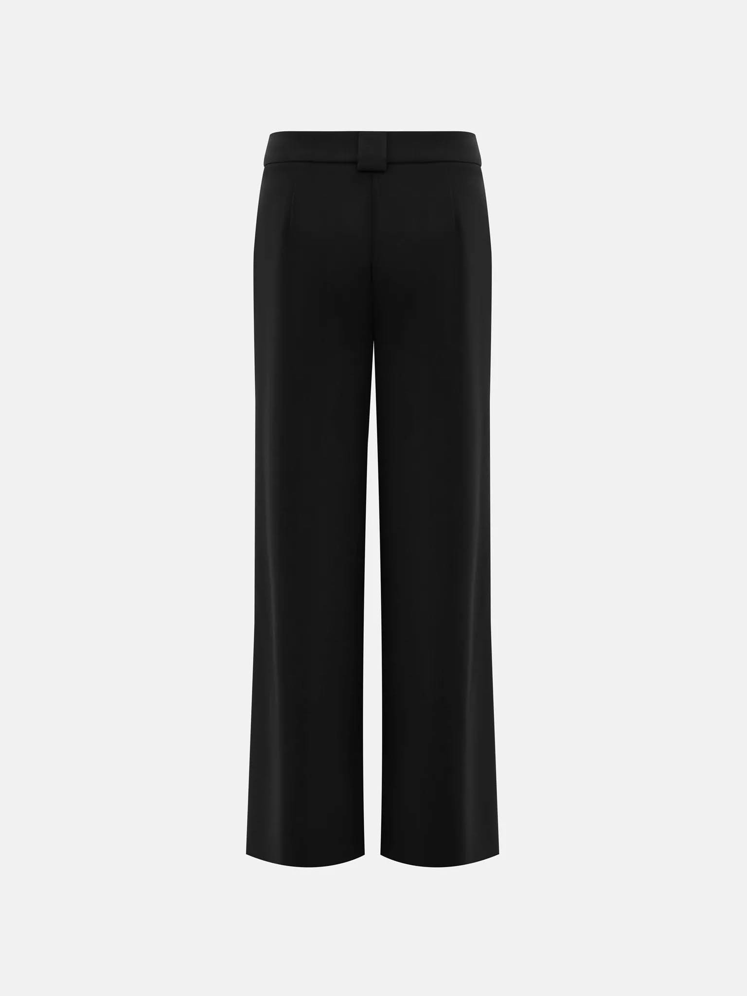 Palazzo trousers with wide belt loops