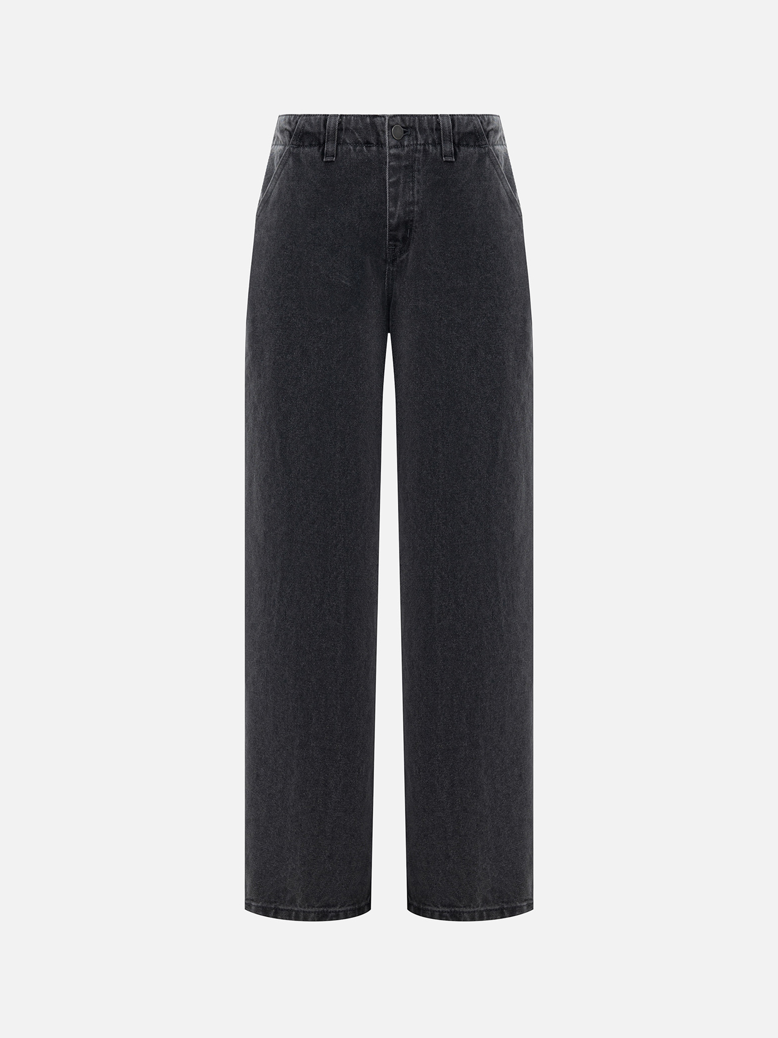 جينز فضفاض متوسط الارتفاع