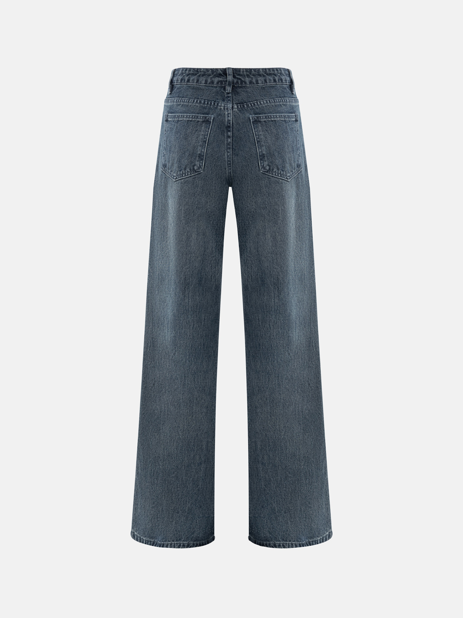 Loose light-wash denim jeans