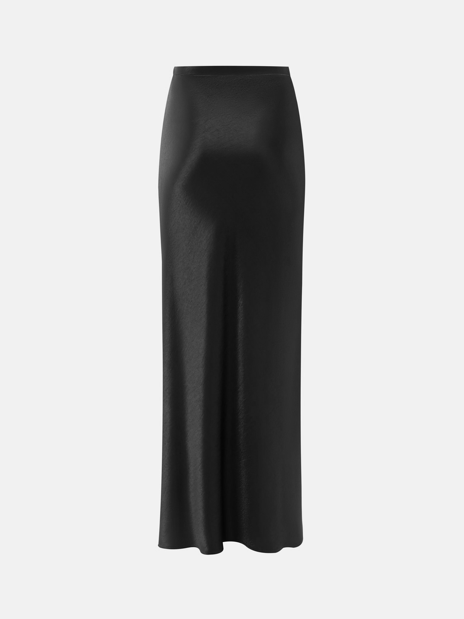 Сатиновая юбка макси в пол