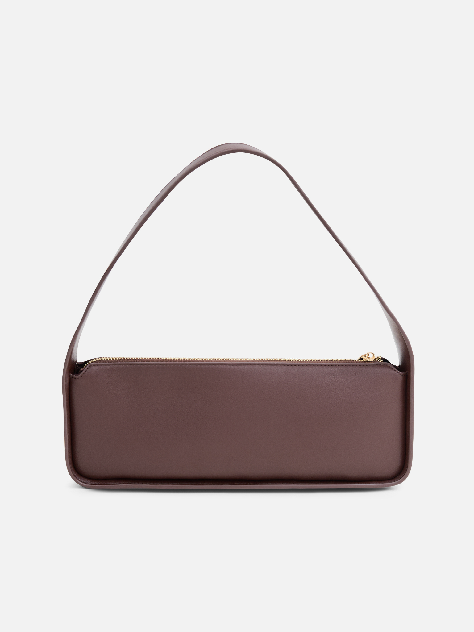 Сумка-багет с широким ремнем