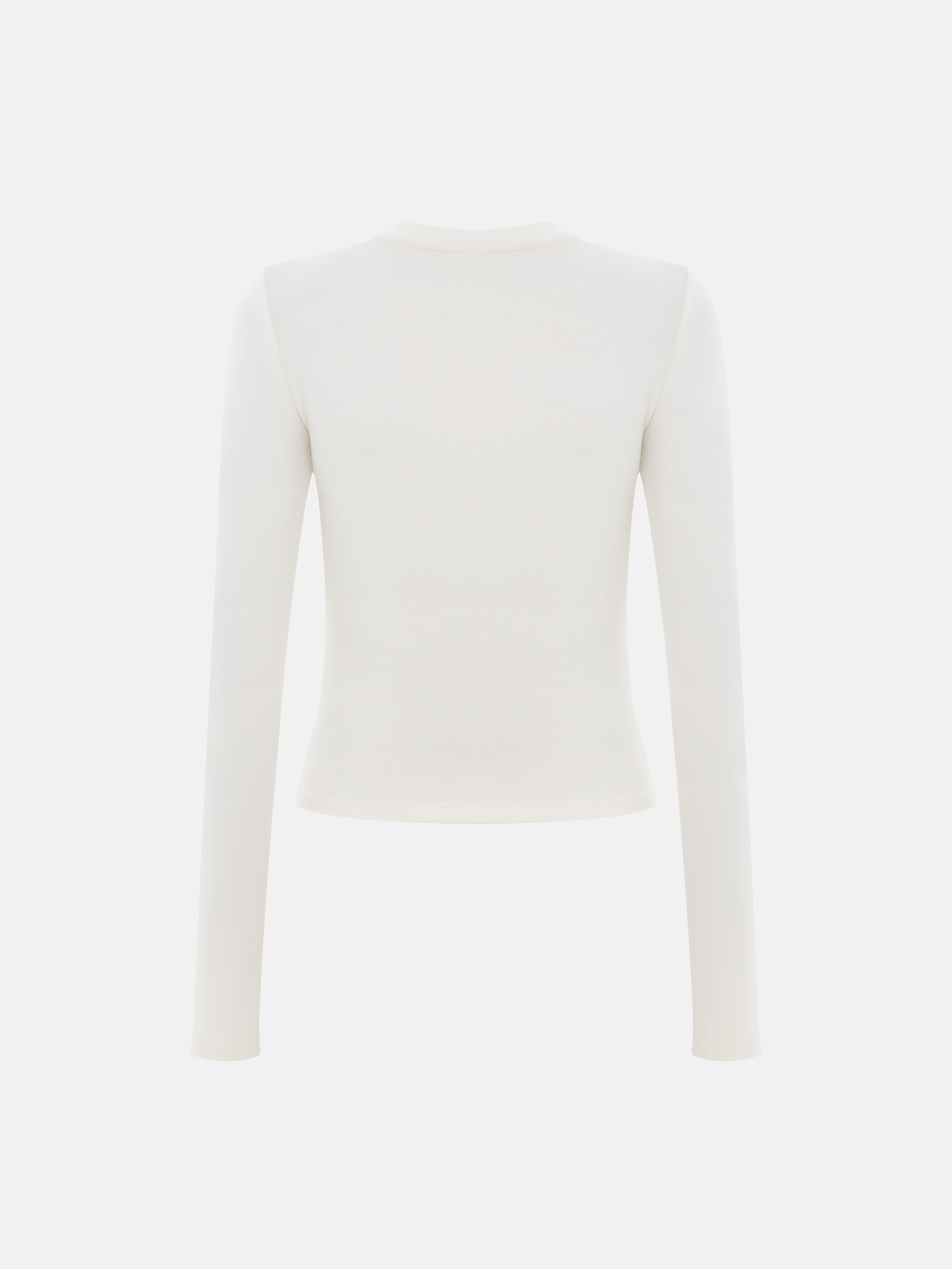 Однотонный лонгслив