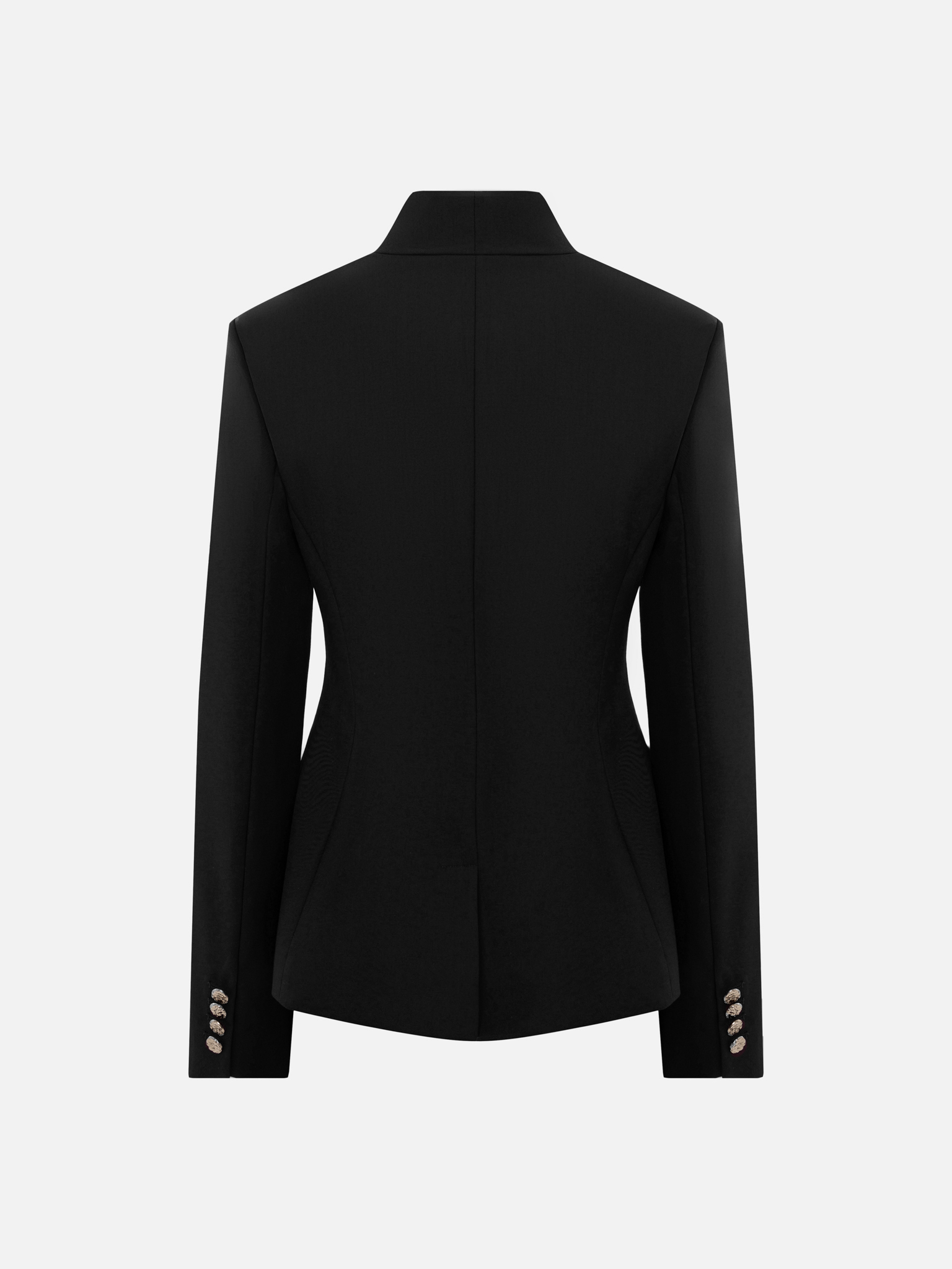 Single-breasted jacket with large buttons