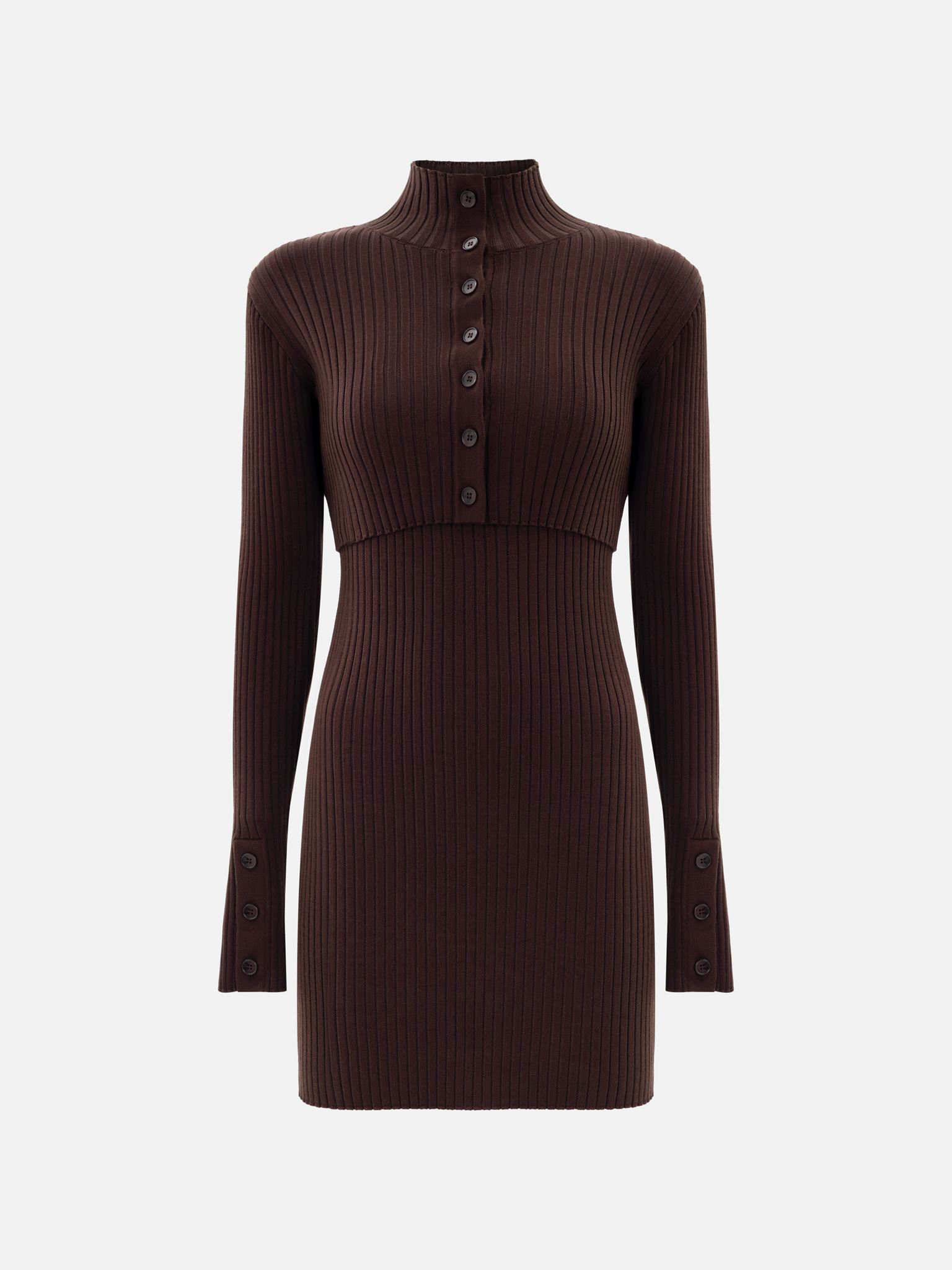 Трикотажное платье мини с болеро в тон