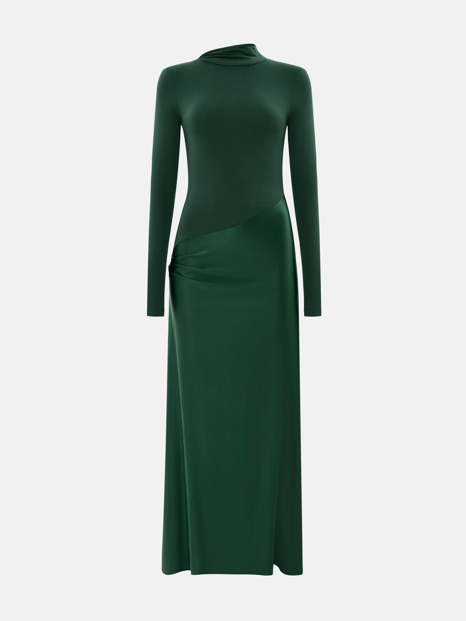 Kombiniertes Maxikleid mit abnehmbarem Rock