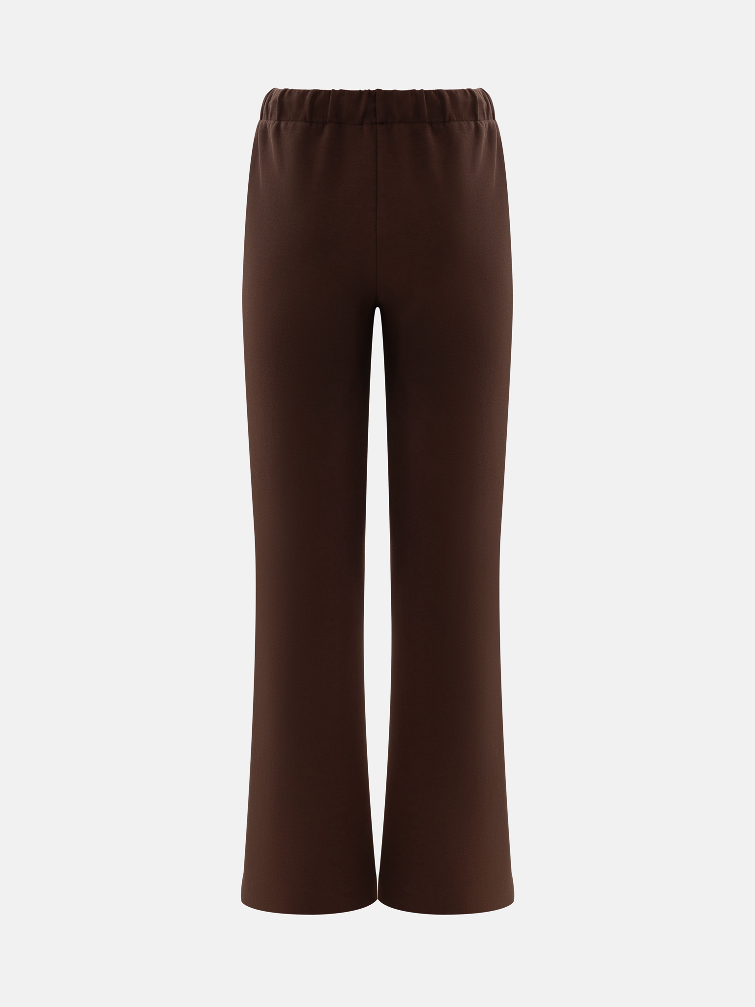 Loose french terry trousers with stitching on the pant legs
