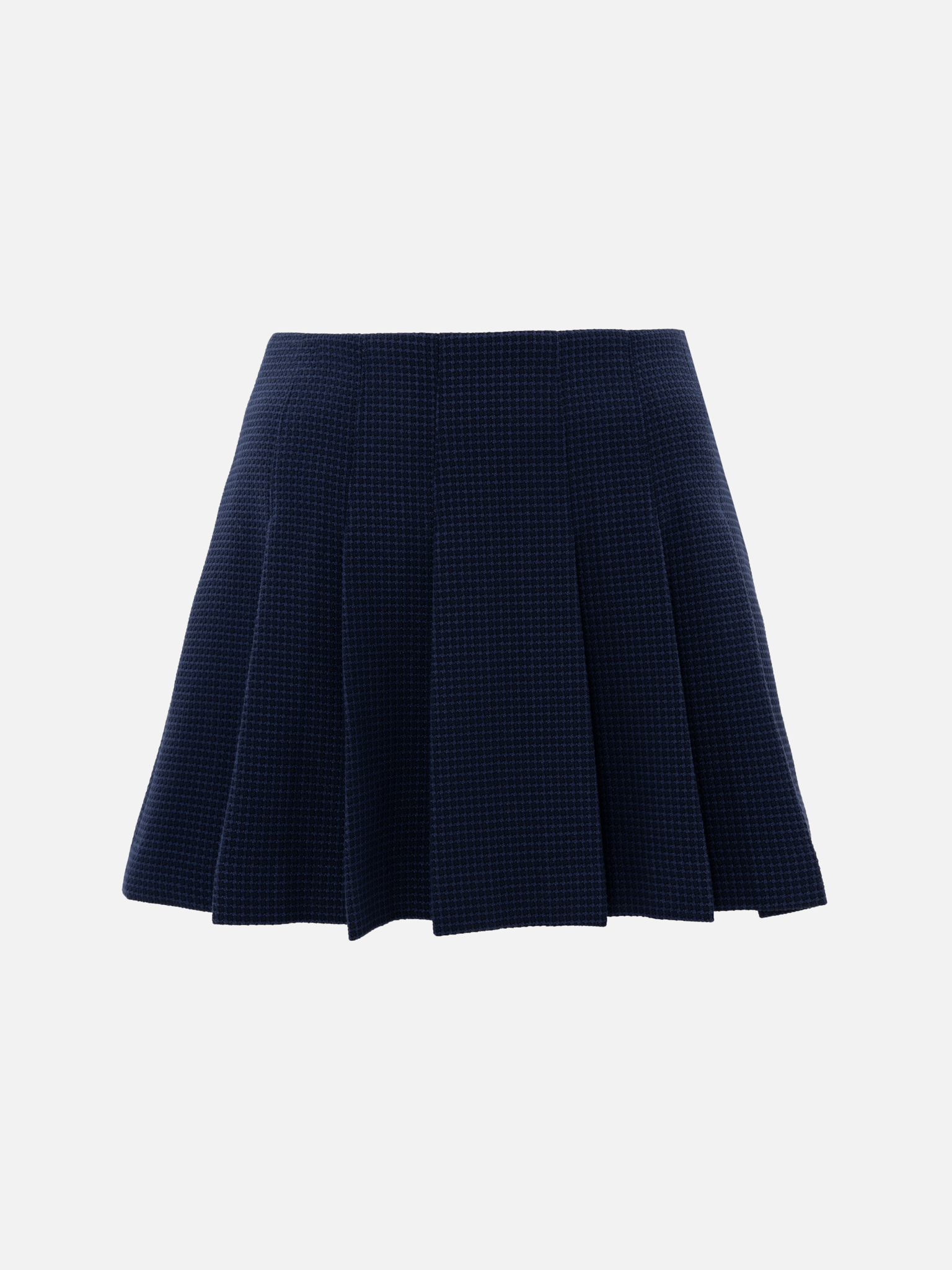 Юбка мини из ткани в клетку