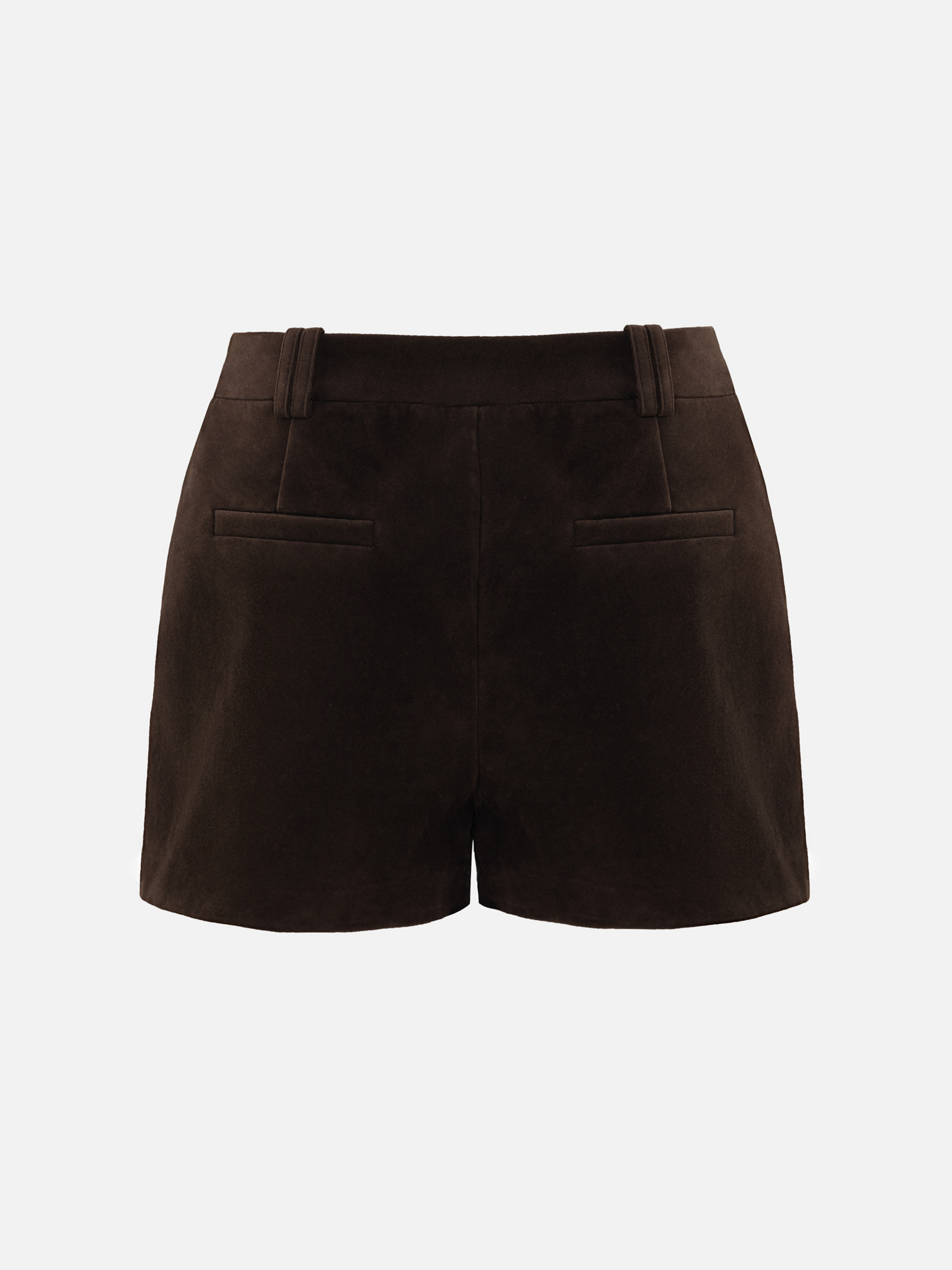 Minishorts aus Eco-Wildleder