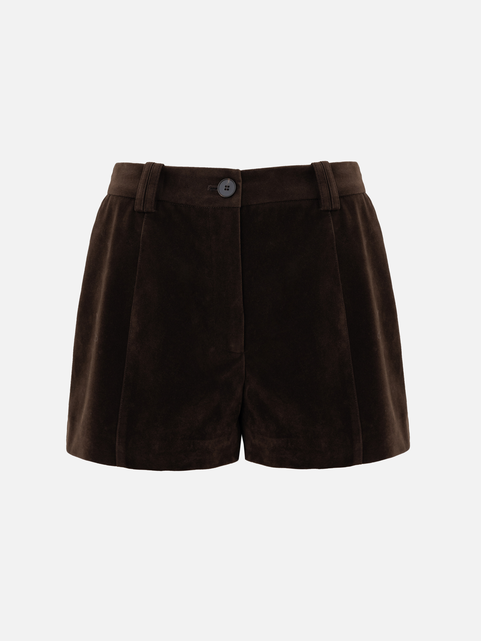 Minishorts aus Eco-Wildleder