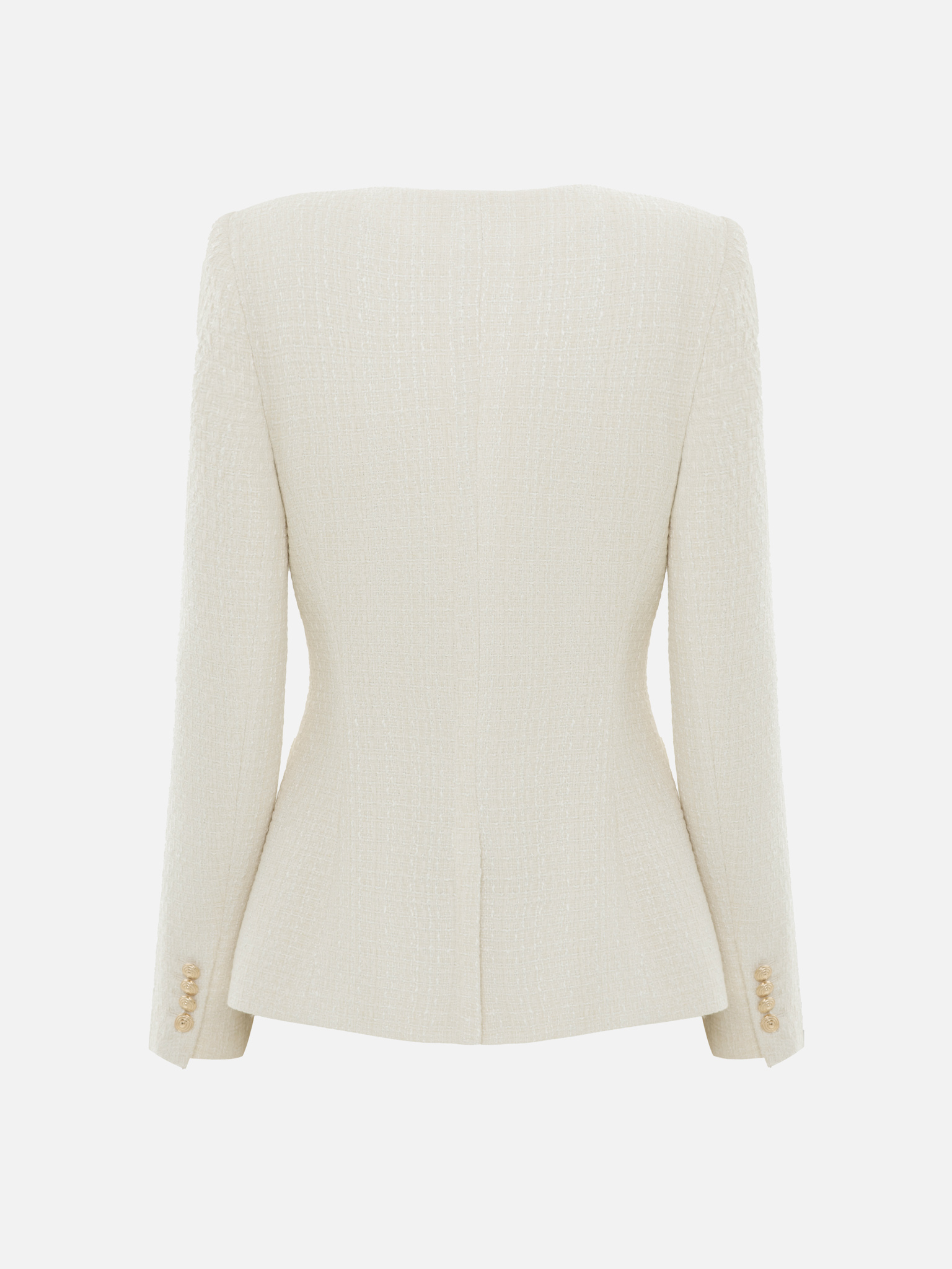 جاكيت تويد مزود بتركيبات ذهبية