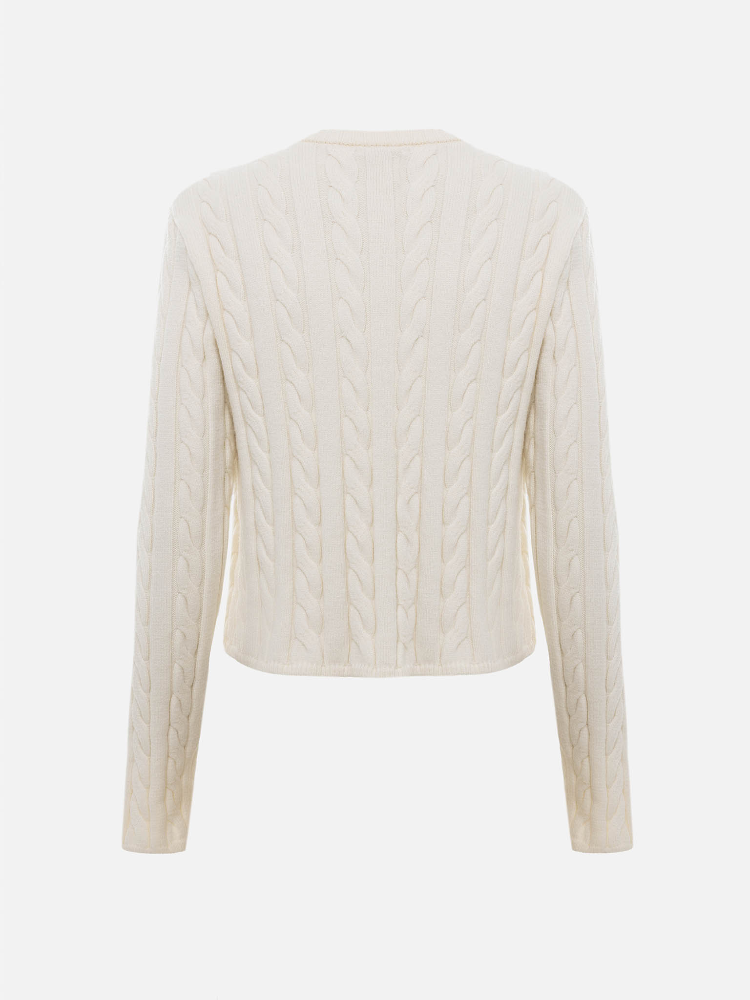 كارديجان محبوك ذو ملمس مميز مع أزرار ذهبية