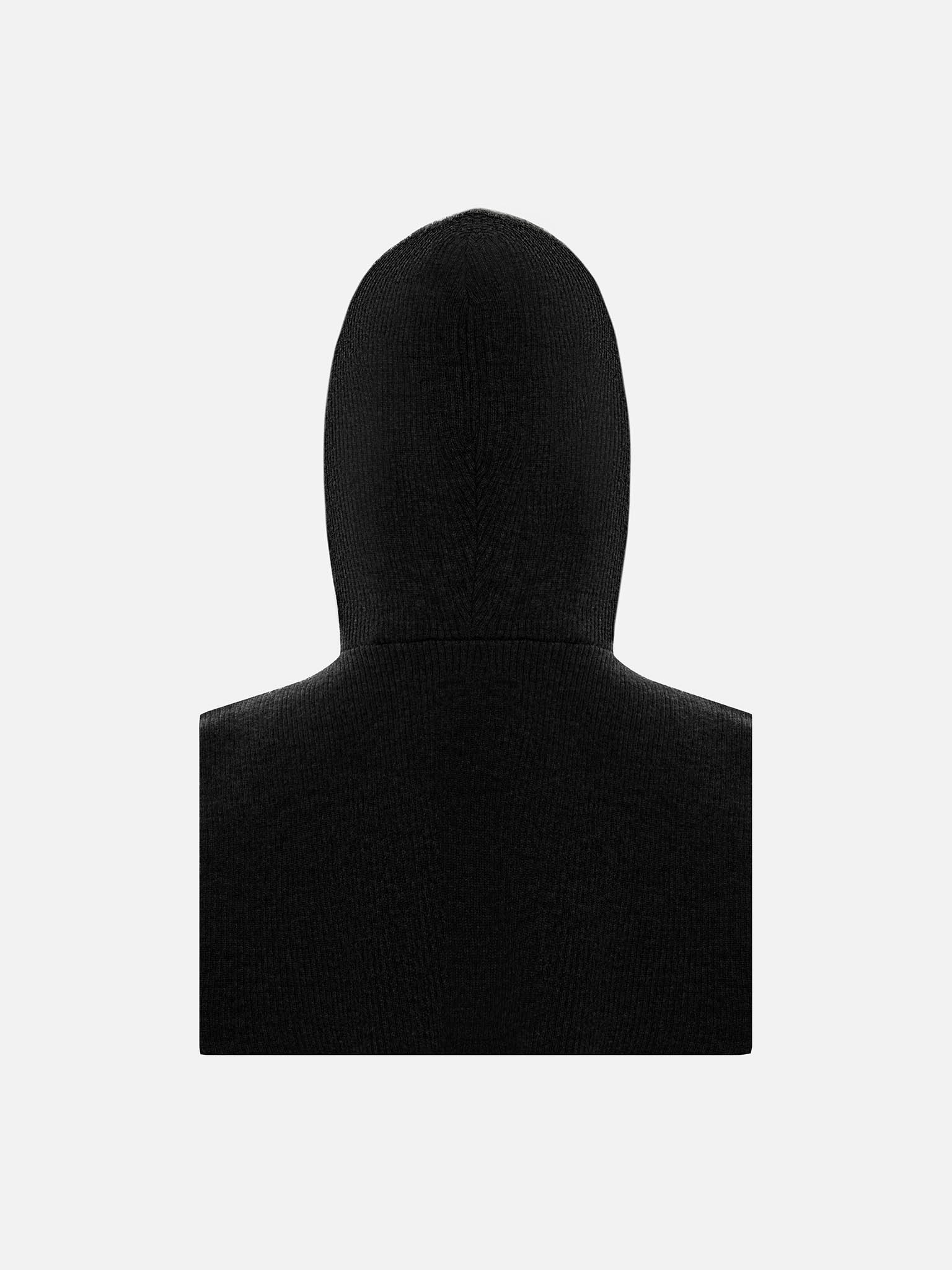 Cape aus Wolle mit hohem Kragen und Reißverschluss