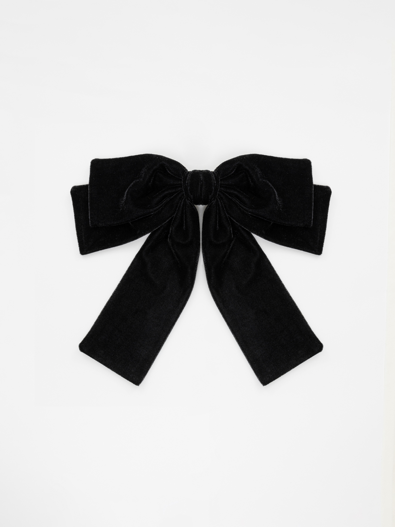 Velvet hair bow