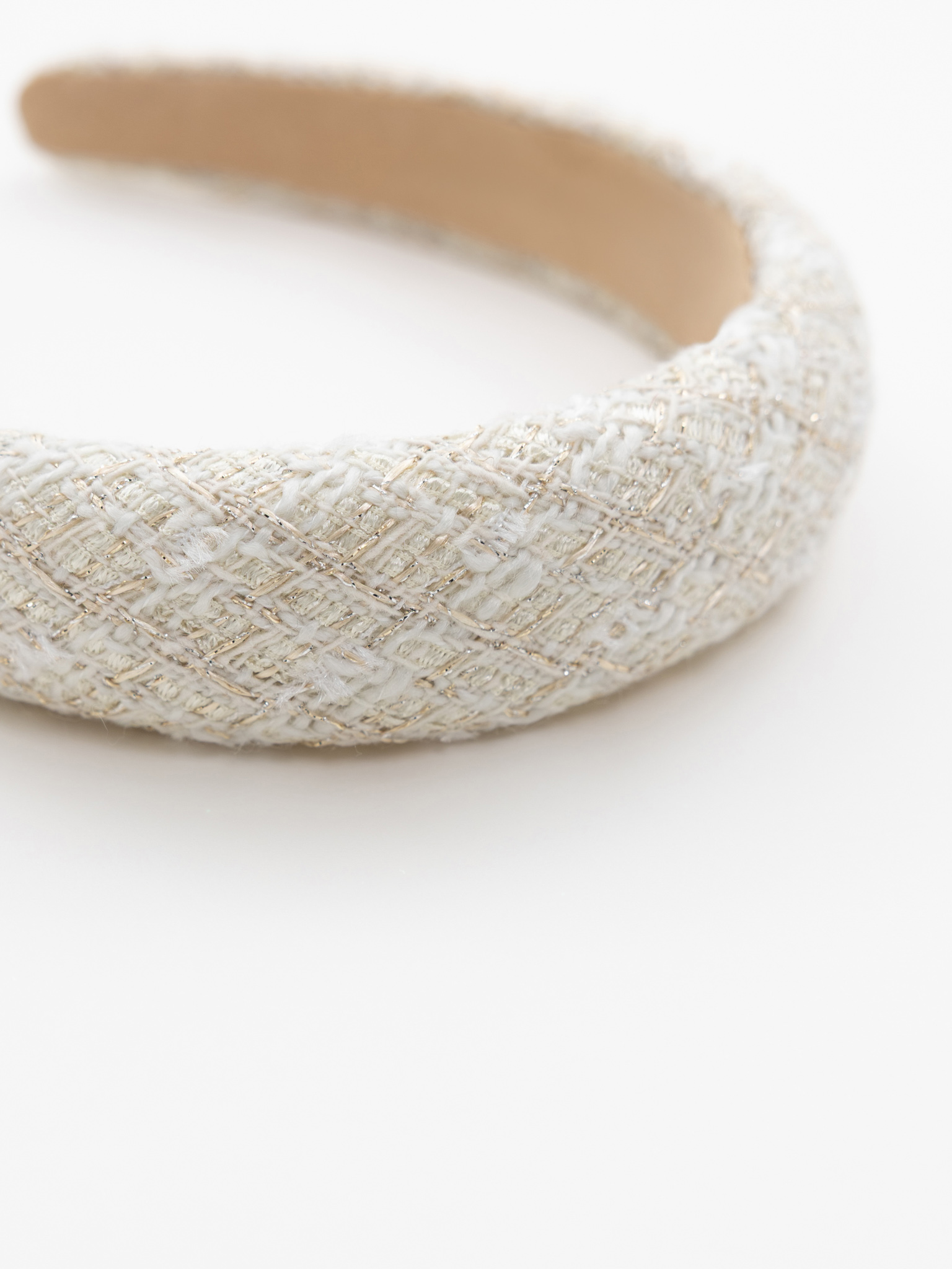 Обруч для волос из твида