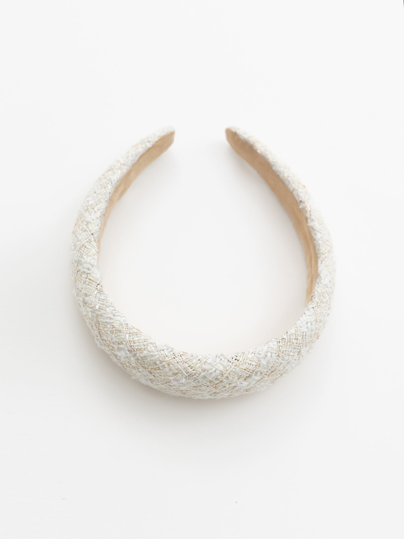 Обруч для волос из твида