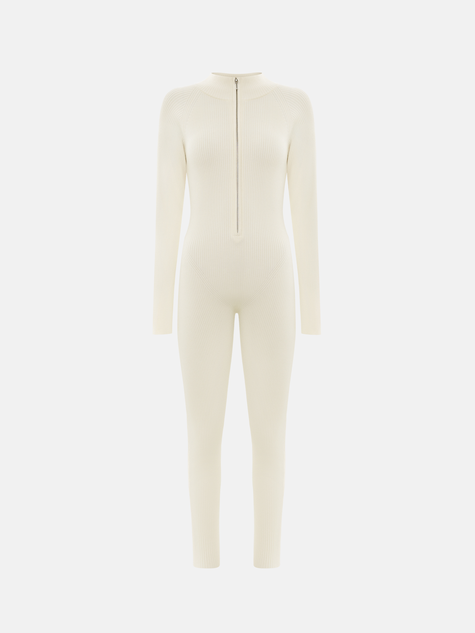 Комбинезон в рубчик на молнии