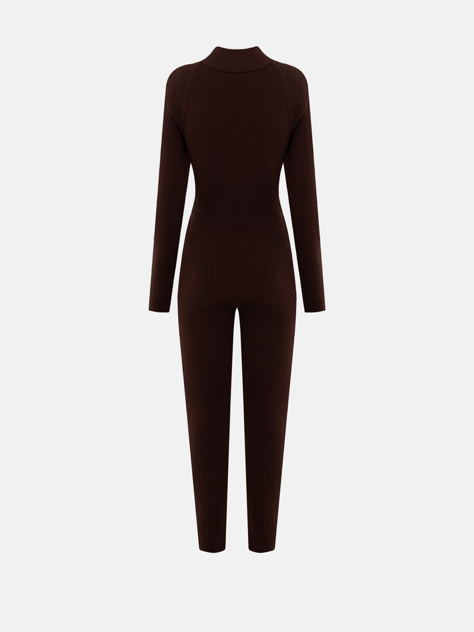 Комбинезон в рубчик на молнии