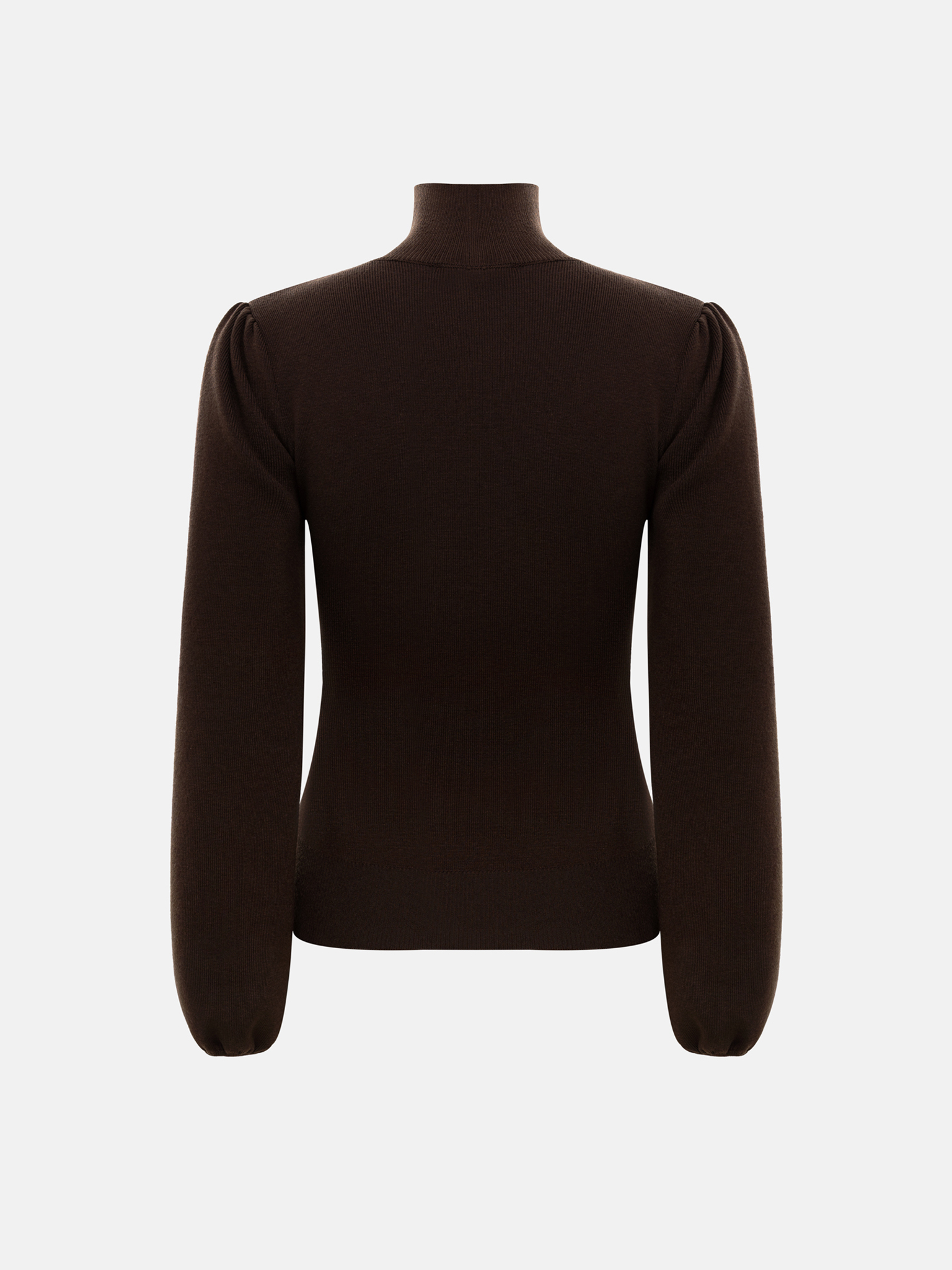 سترة محبوكة ناعمة مع شقوق على الأكمام