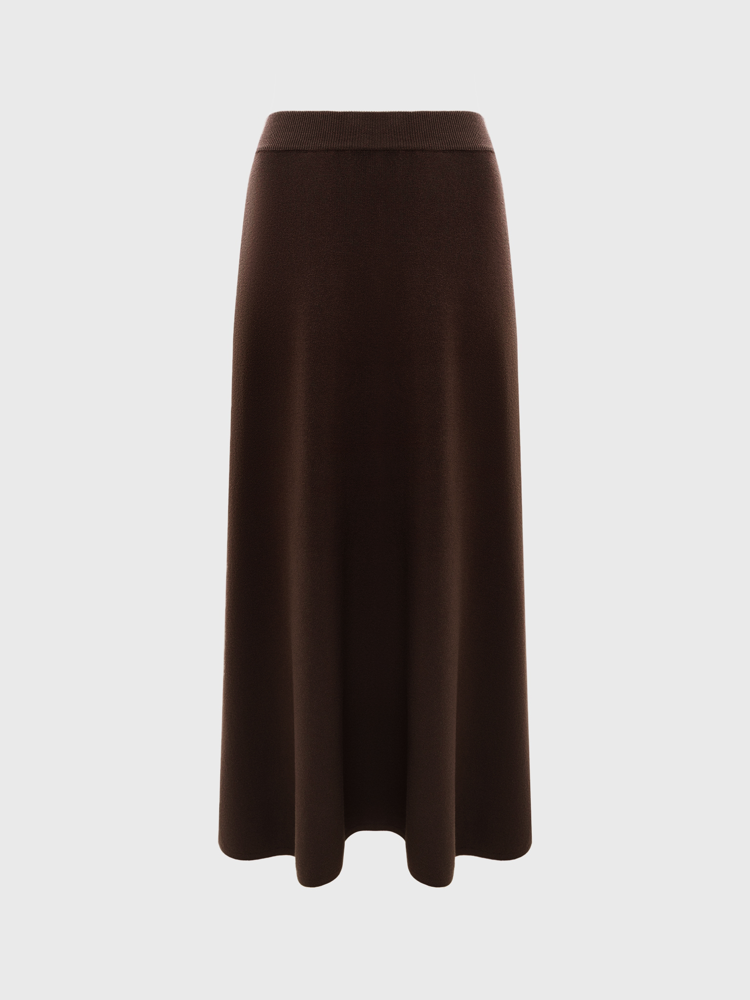 Расклешенная юбка миди из вискозы