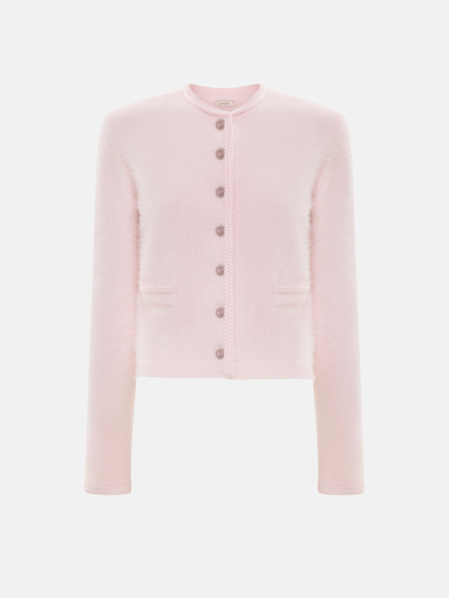 Кардиган из трикотажа с пушистым ворсом