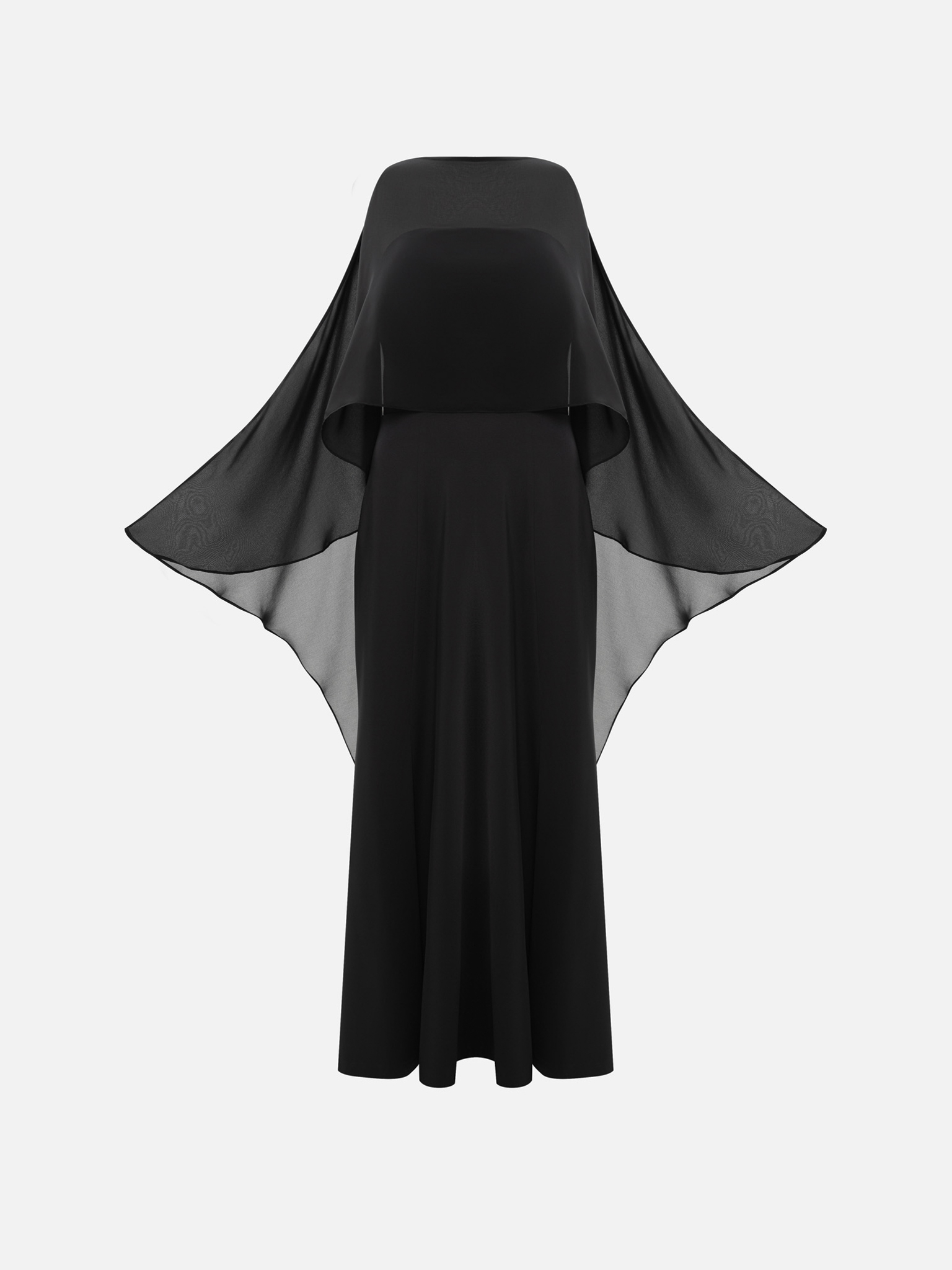 Lightweight satin maxi dress