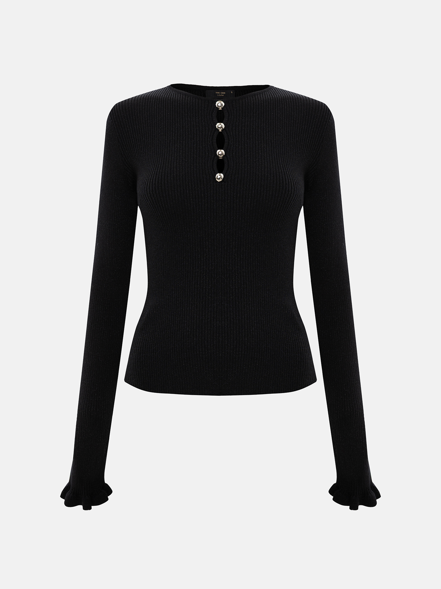 Джемпер из вискозы с металлизированным блеском