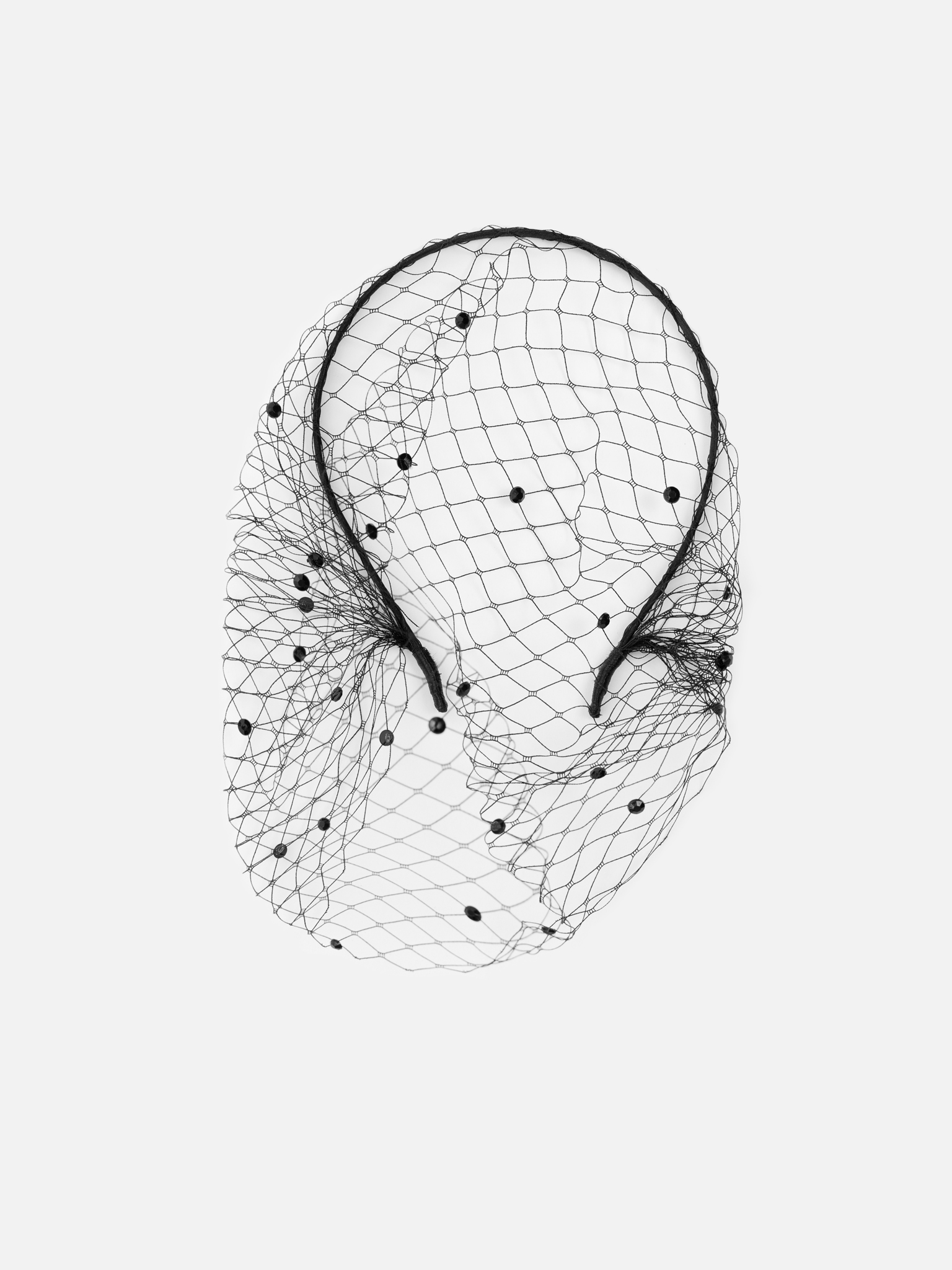 رباط شعر مع حجاب شبكي