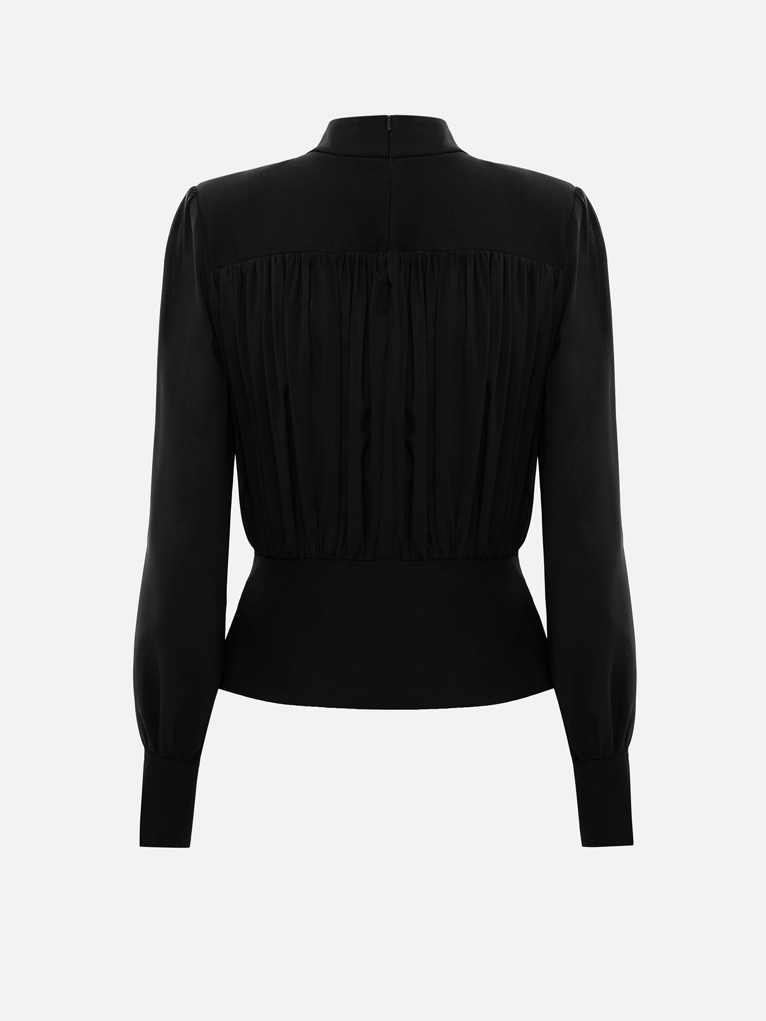 Lightweight shirt with peplum